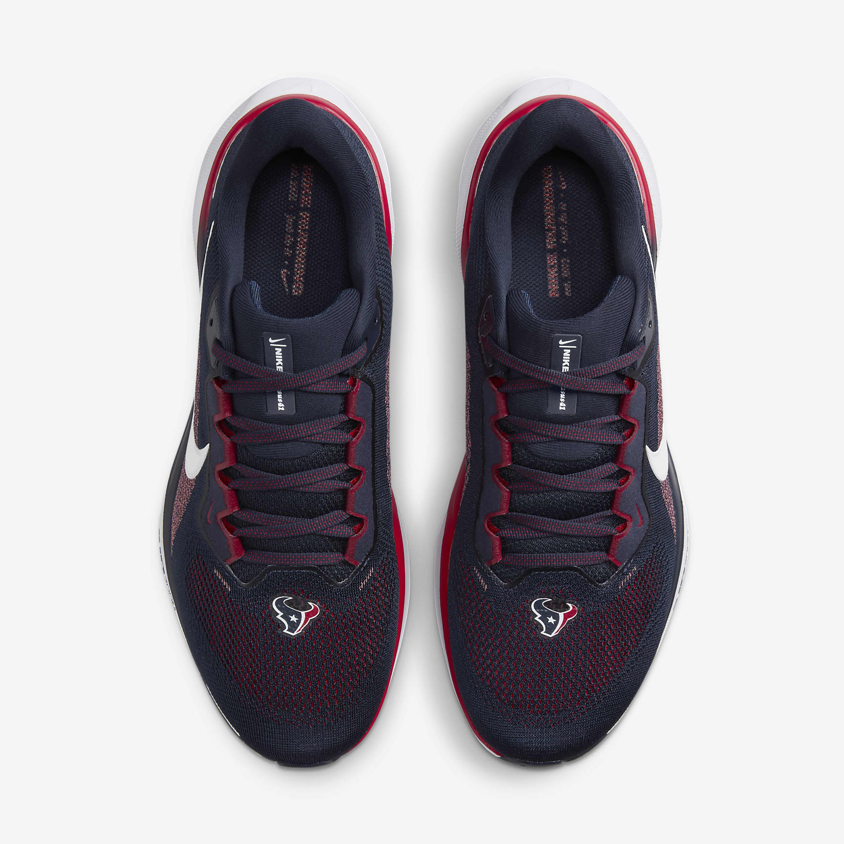 Nike Pegasus 41 NFL Houston Texans Men's Road Running Shoes