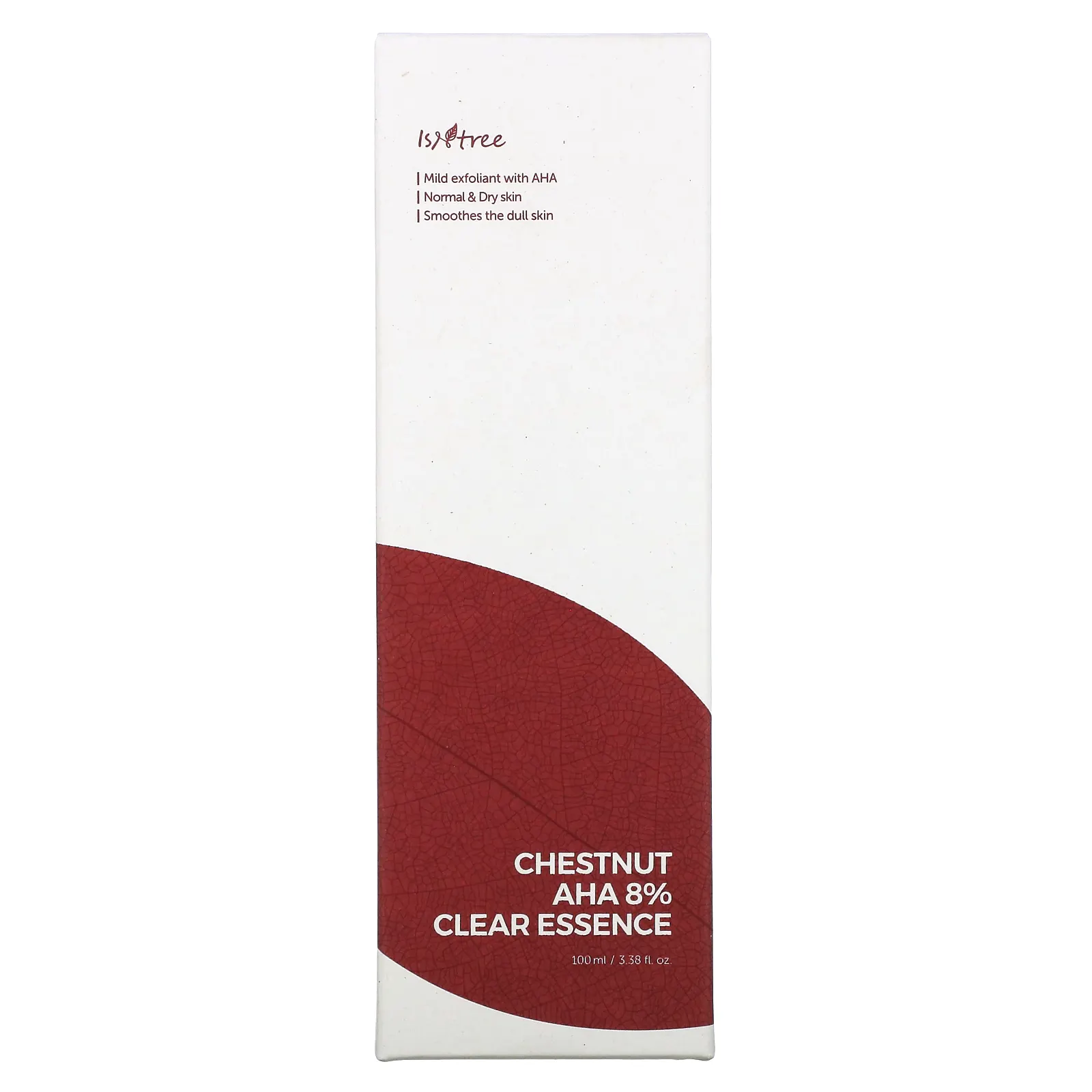 ISNtree, Chestnut AHA 8% Clear Essence, 100 мл (3,38 жидк. Унции)