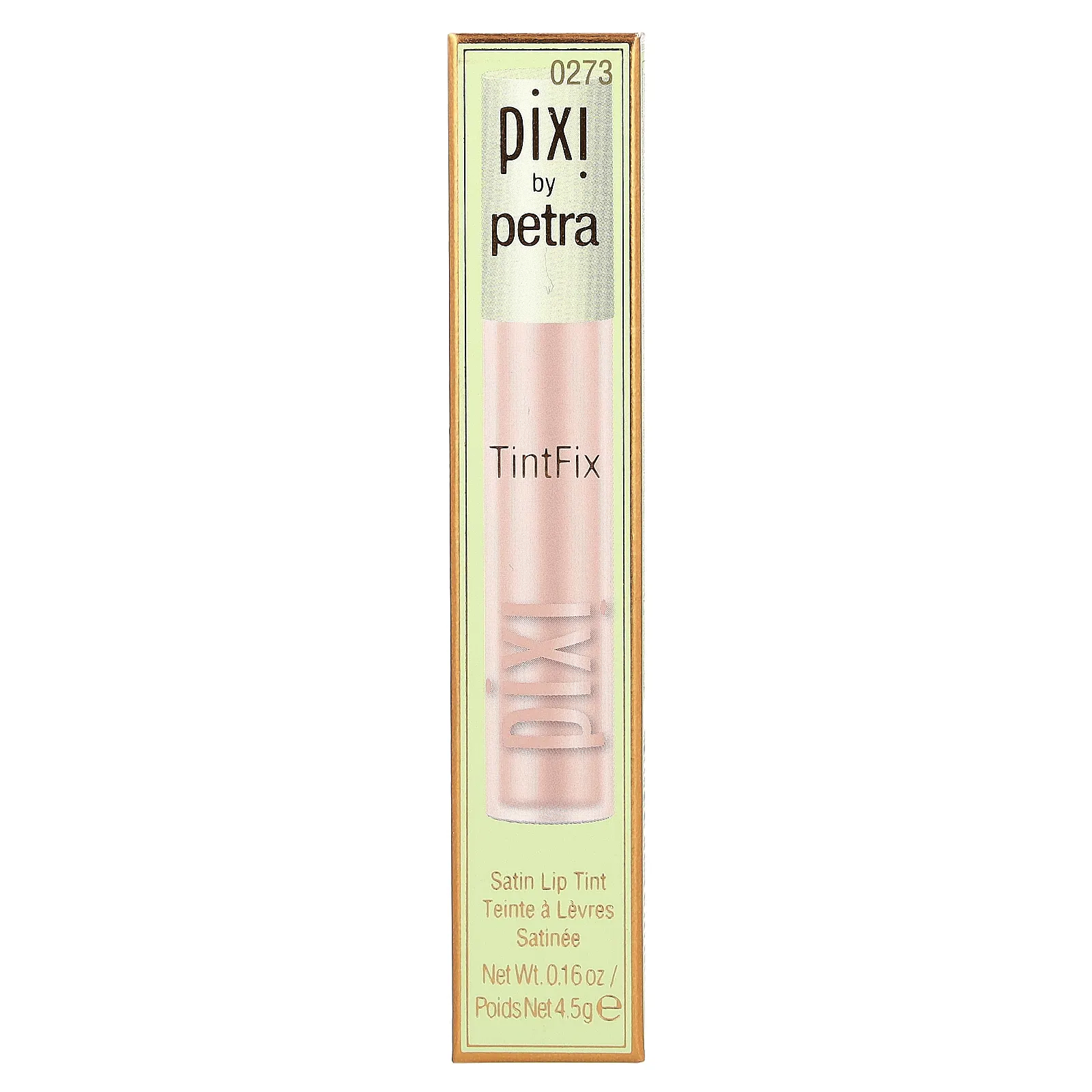 Pixi Beauty, TintFix, сатиновый тинт для губ, 0273 мягкий, 4,5 г (0,16 унции)