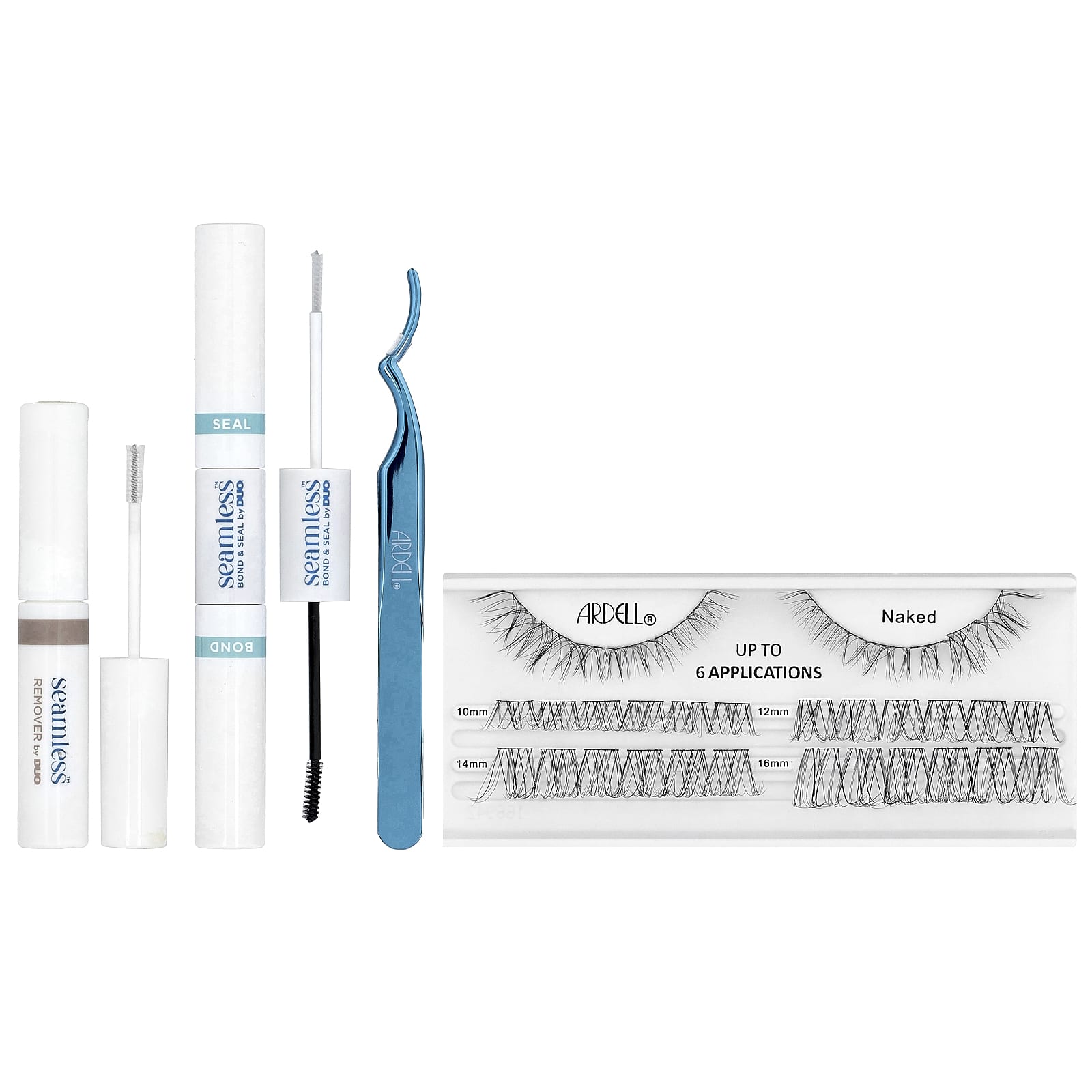 Ardell, Seamless ™, набор для наращивания нижних ресниц, Naked, 39 шт.
