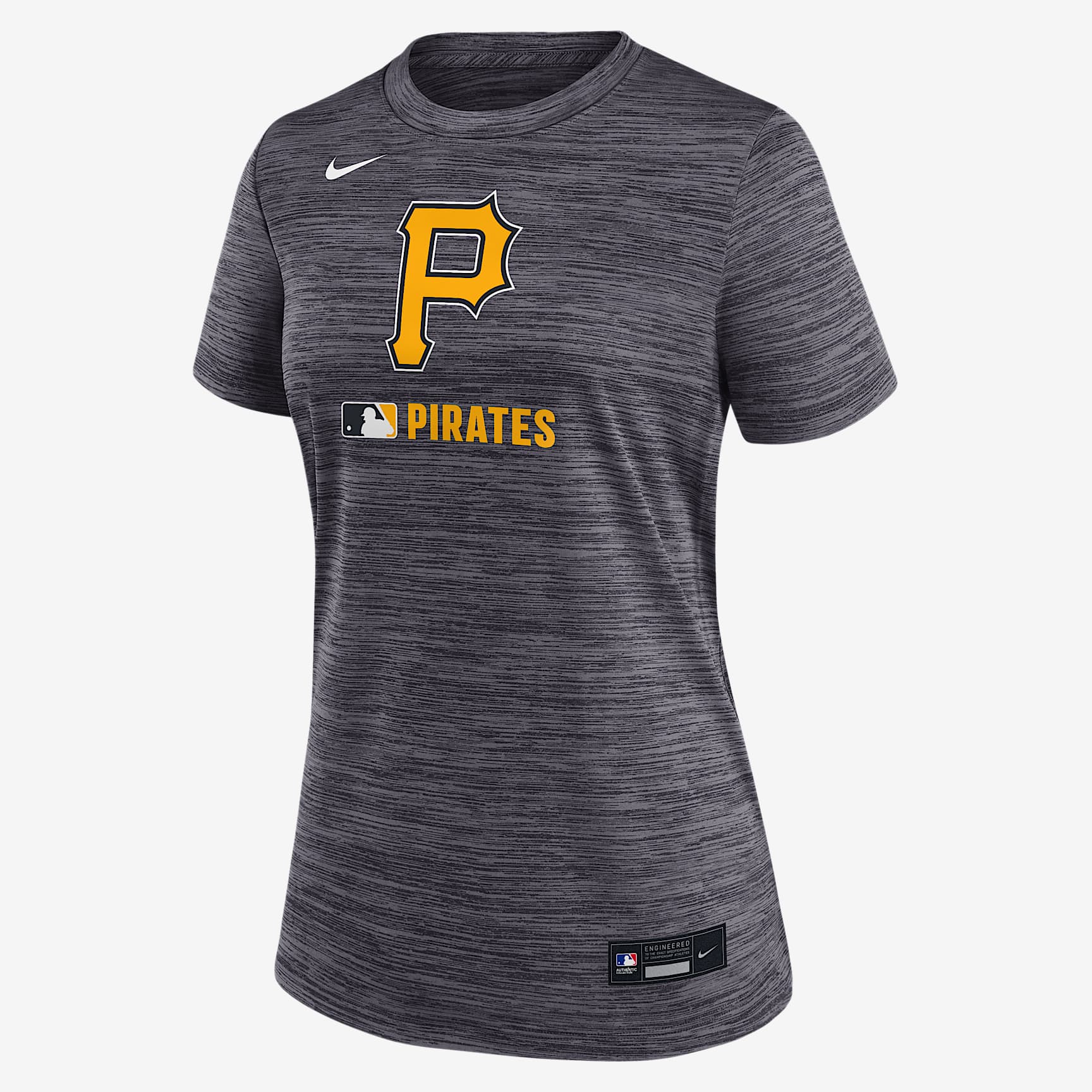 Pittsburgh Pirates Authentic Collection Velocity Women's Nike Dri-FIT MLB T-Shirt