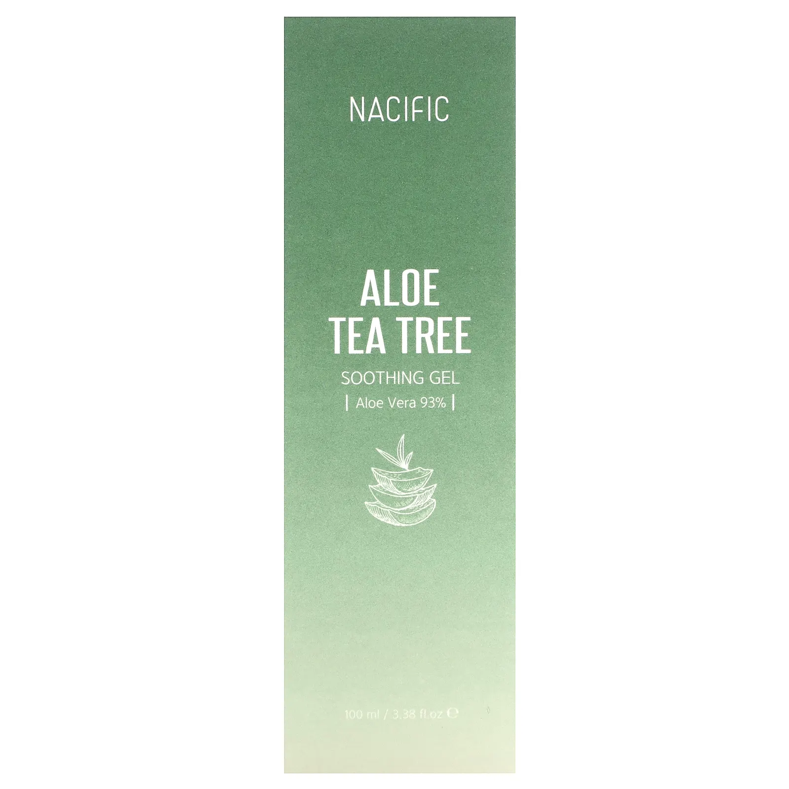 Nacific, Aloe Tea Tree, успокаивающий гель, 100 мл (3,38 жидк. Унции)