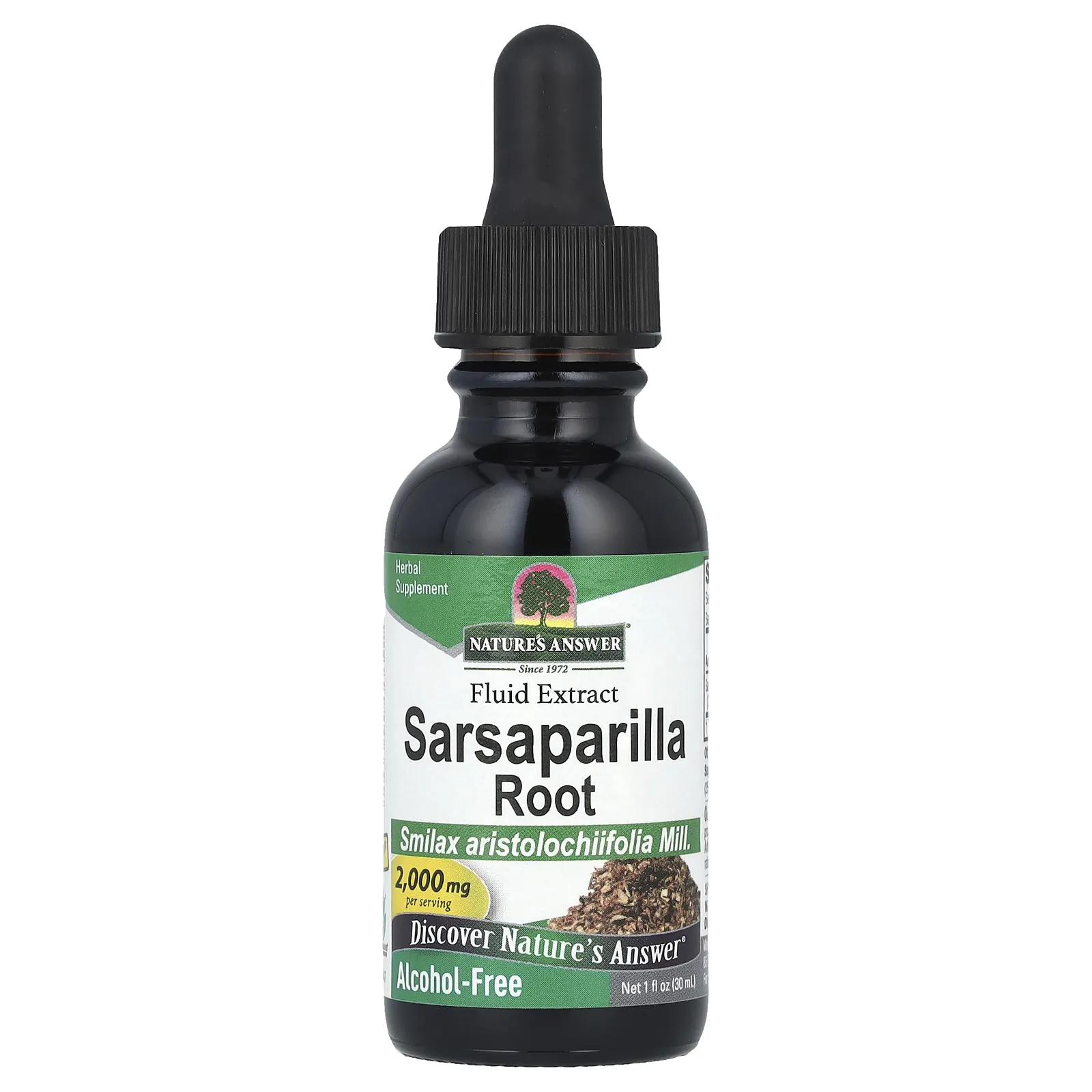 Nature's Answer, Смилакс, без спирта, 2000 мг, 1 жидкая унция (30 мл)