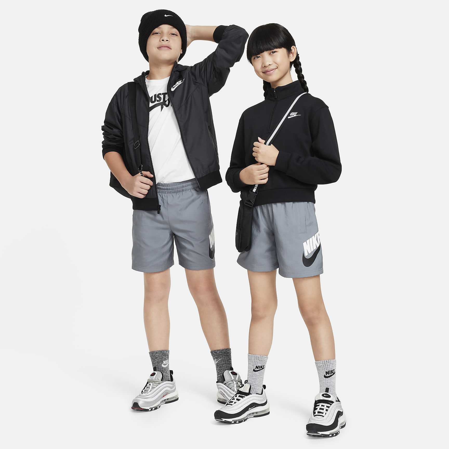 Nike Sportswear Big Kids' Woven Shorts
