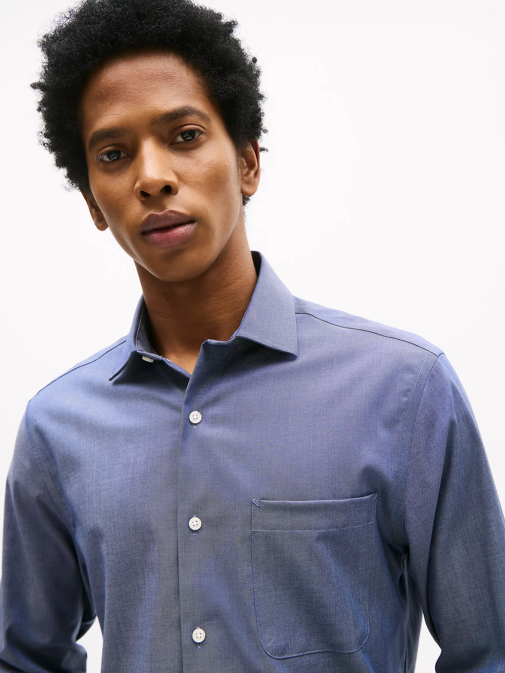 Мужская классическая рубашка Tommy Hilfiger, Стандартная рубашка THFlex