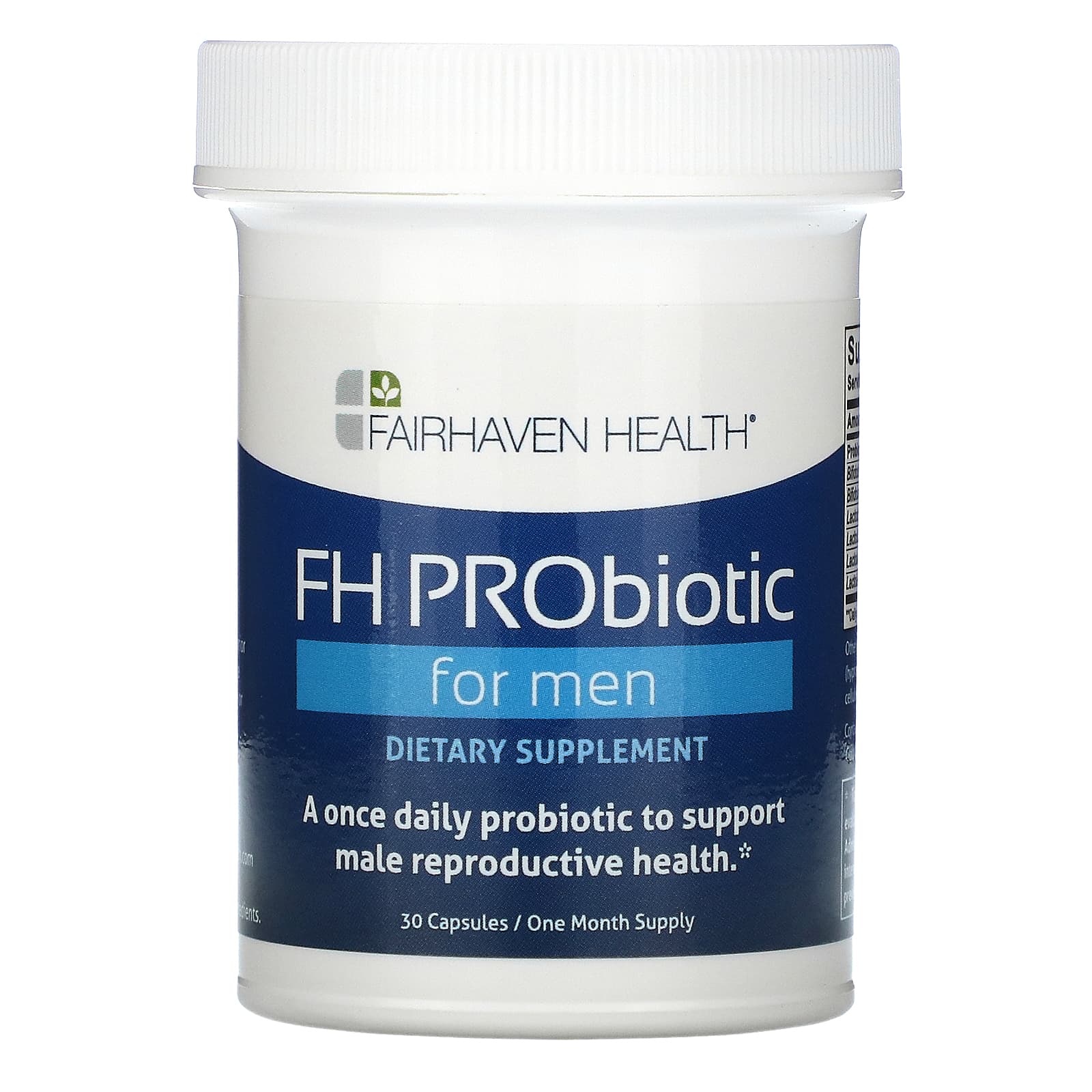 Fairhaven Health, FH PRObiotic для мужчин, 30 капсул