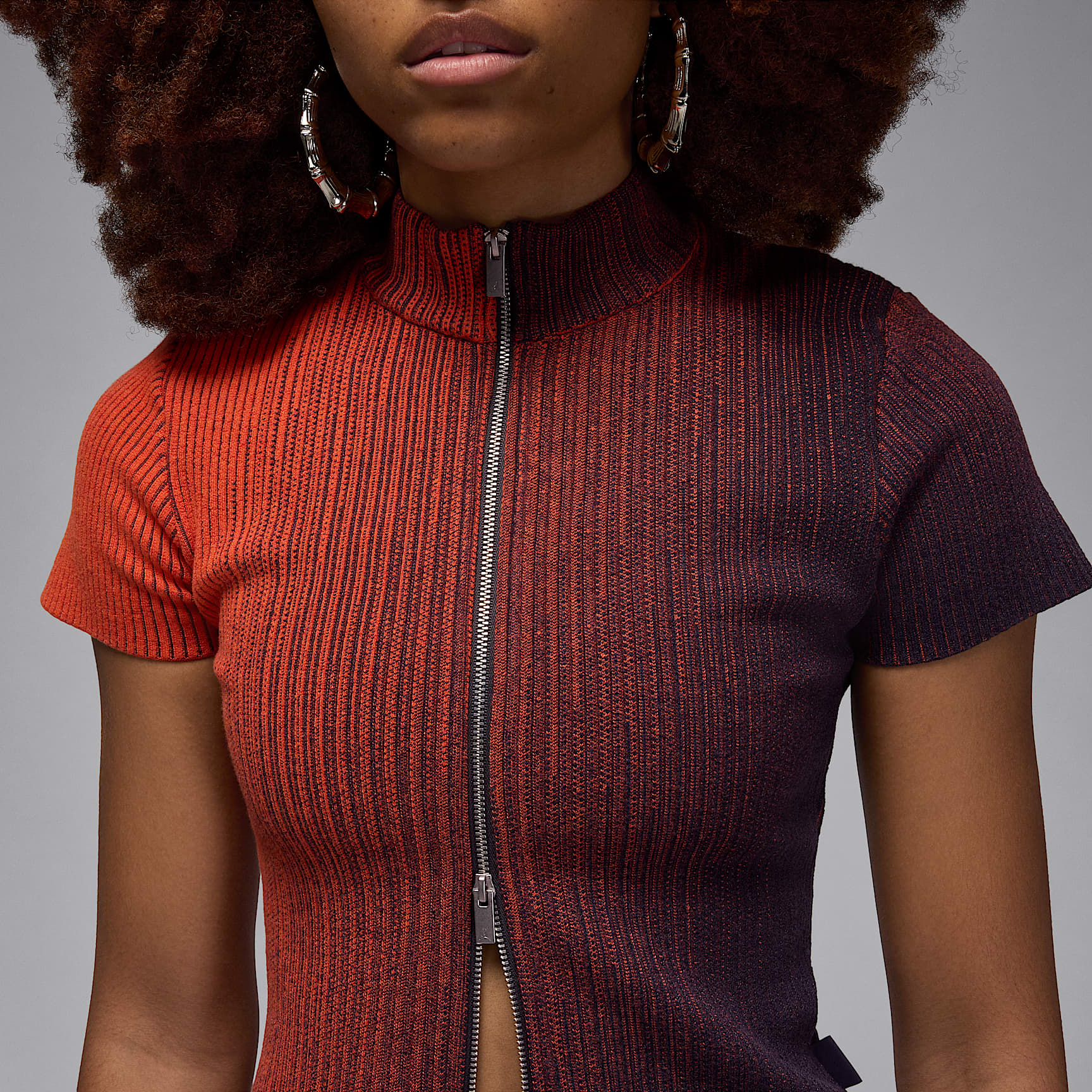Air Jordan Women's Full-Zip Knit Top