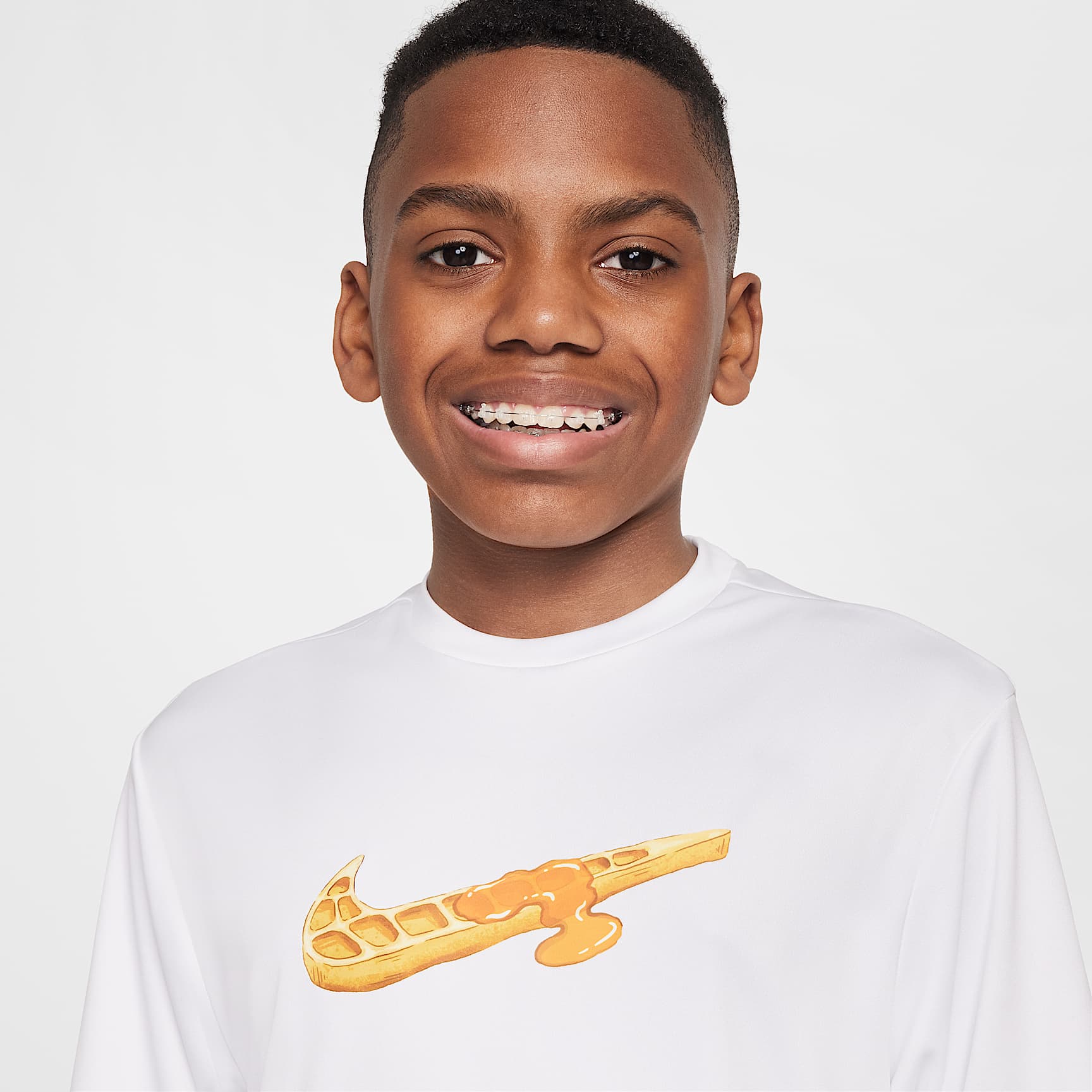 Nike Swim Hydroguard Big Kids' (Boys') Dri-FIT Short-Sleeve Top