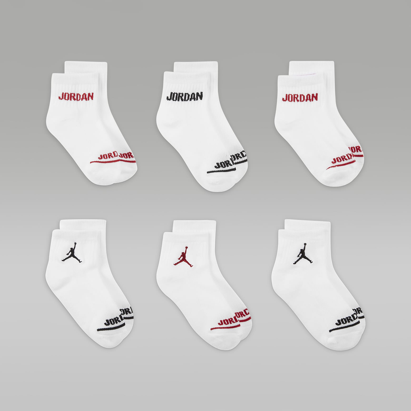 Jordan Legend Kids' Ankle Socks Box Set (6-Pairs)