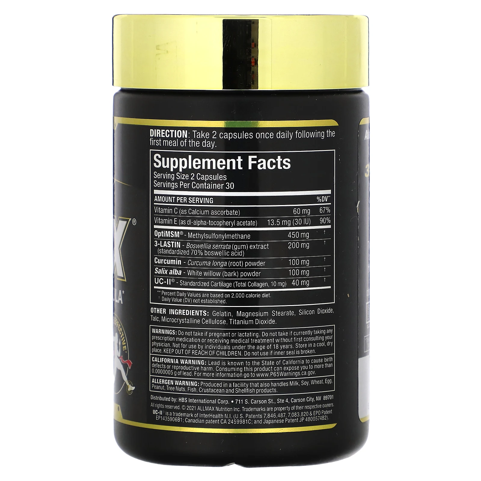 ALLMAX, AllFlex, комплексная формула, 60 капсул