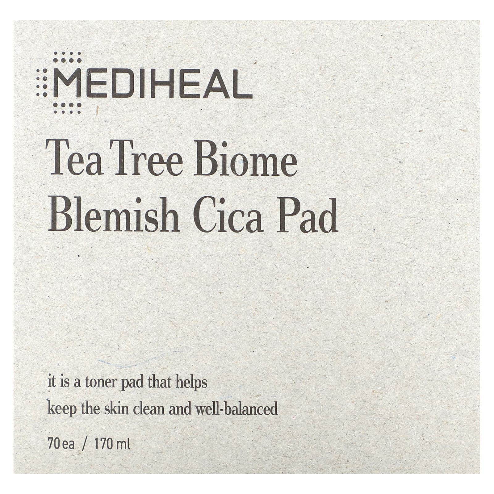 MEDIHEAL, Подушечки для волос Tea Tree Biome Blemish Cica, 70 шт. (170 мл)