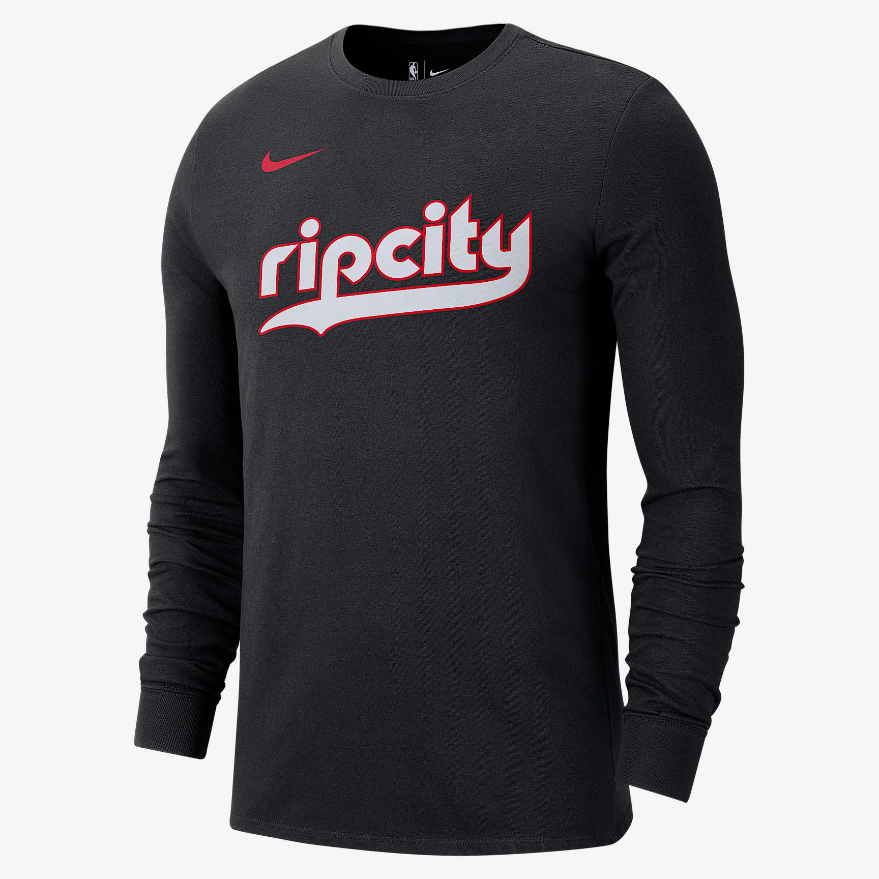 Portland Trail Blazers Essential City Edition Men's Nike NBA Long-Sleeve T-Shirt