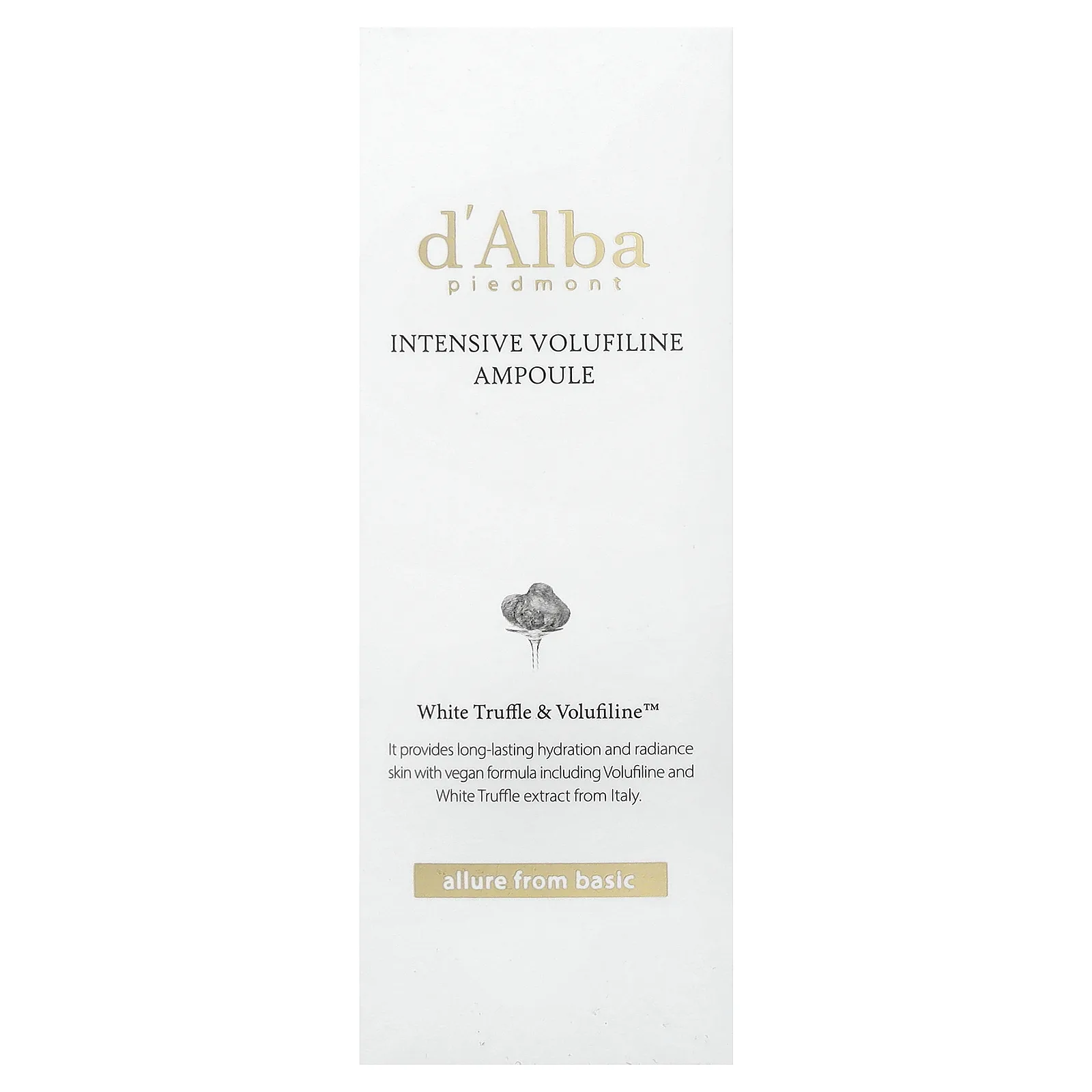 d'Alba, Intensive Volufiline Ampoule, интенсивная сыворотка, 30 мл (1,01 жидк. унции)