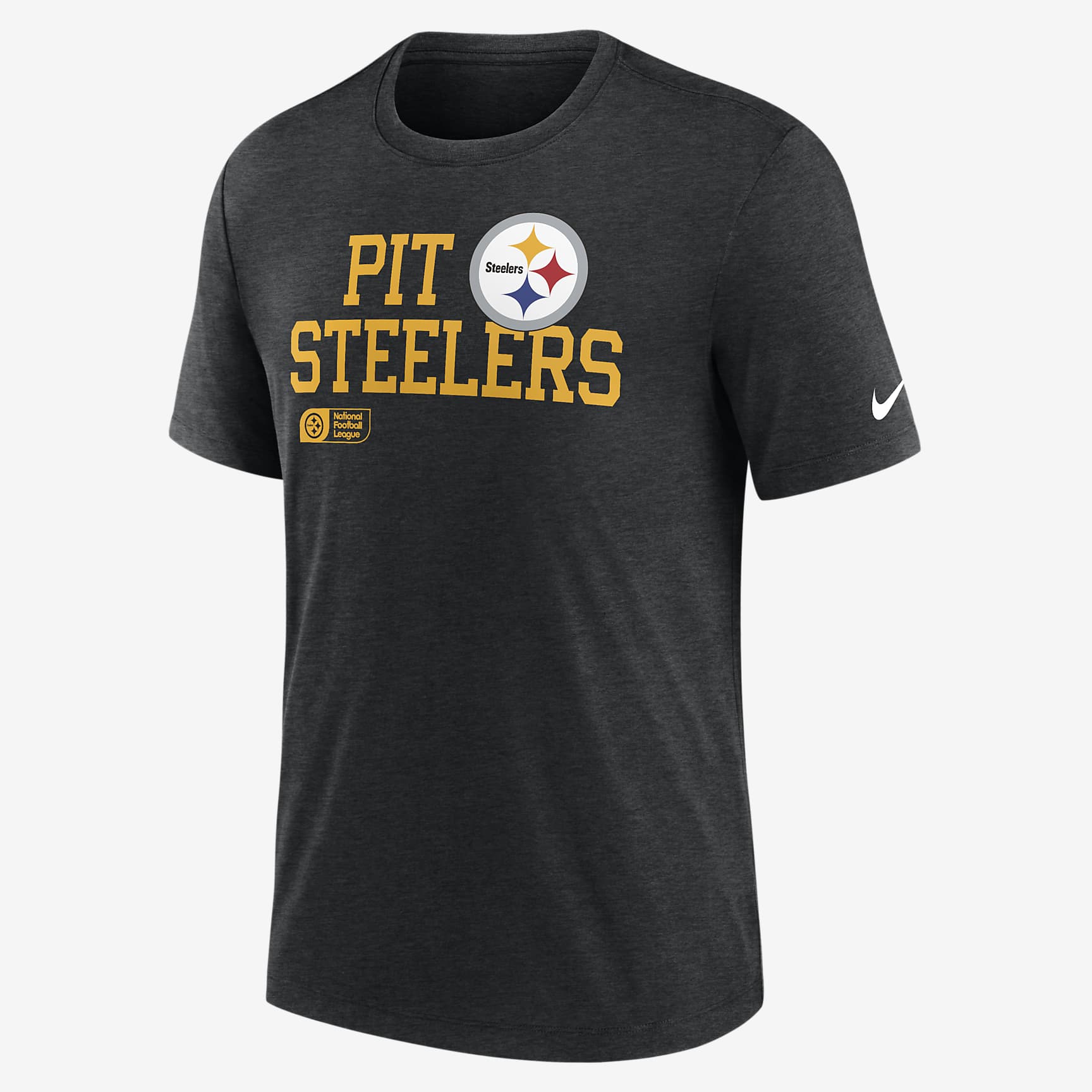 Pittsburgh Steelers Overlap Lockup Men's Nike NFL T-Shirt