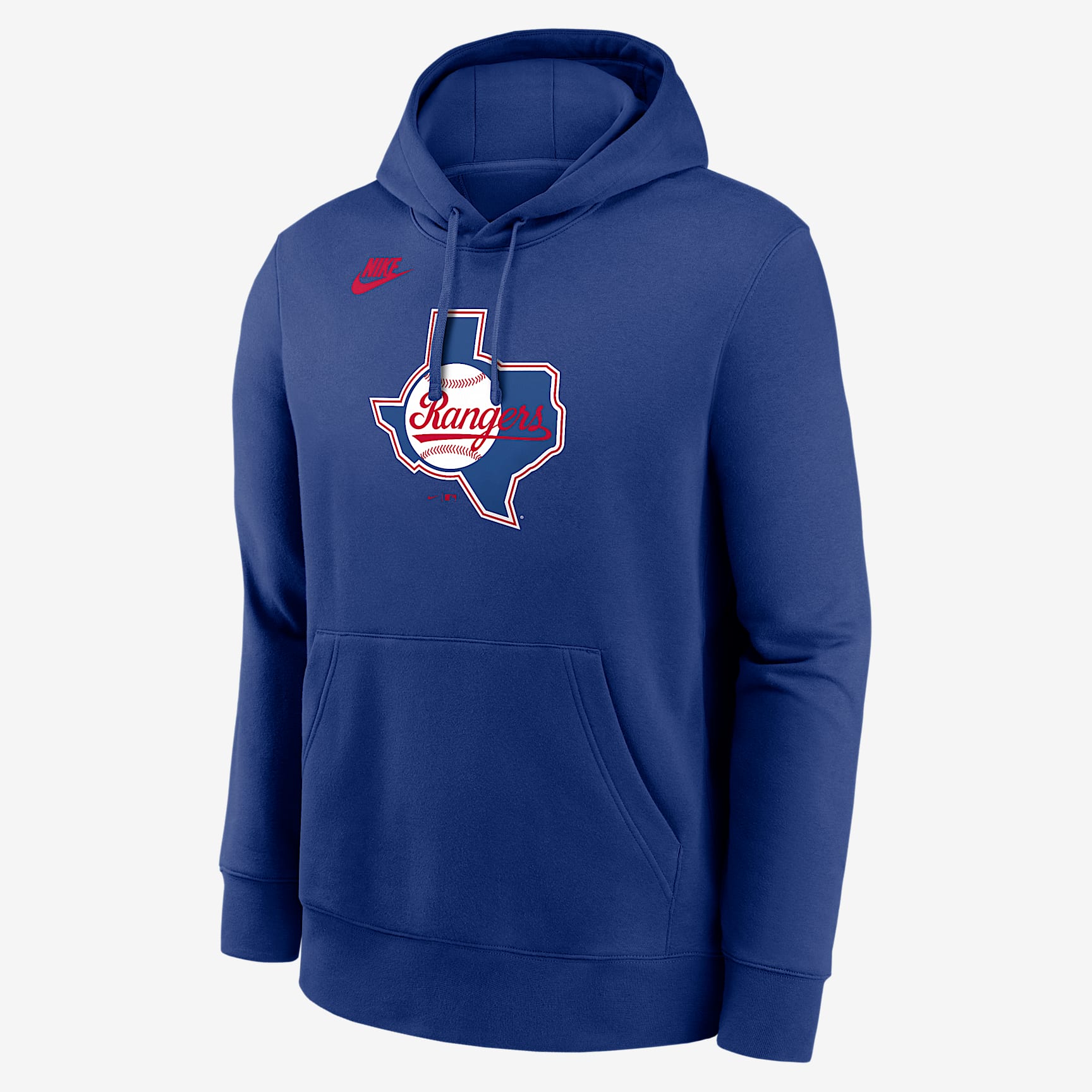 Texas Rangers Cooperstown Logo Club Men's Nike MLB Pullover Hoodie