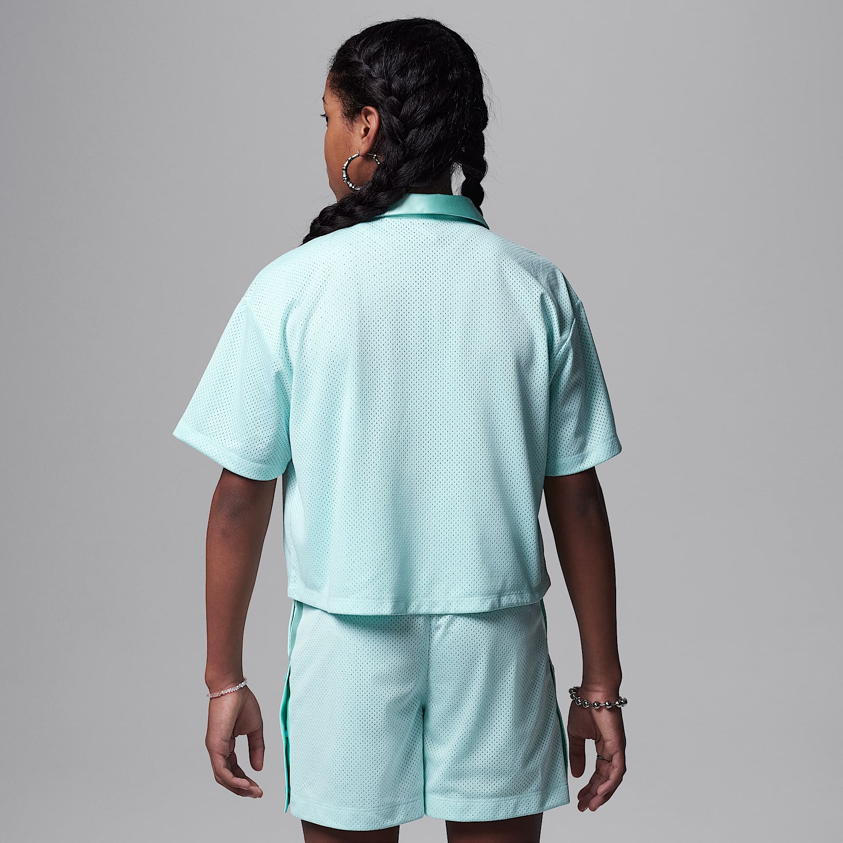 Jordan Dri-FIT Training Camp Big Kids' Jumpman Mesh Top