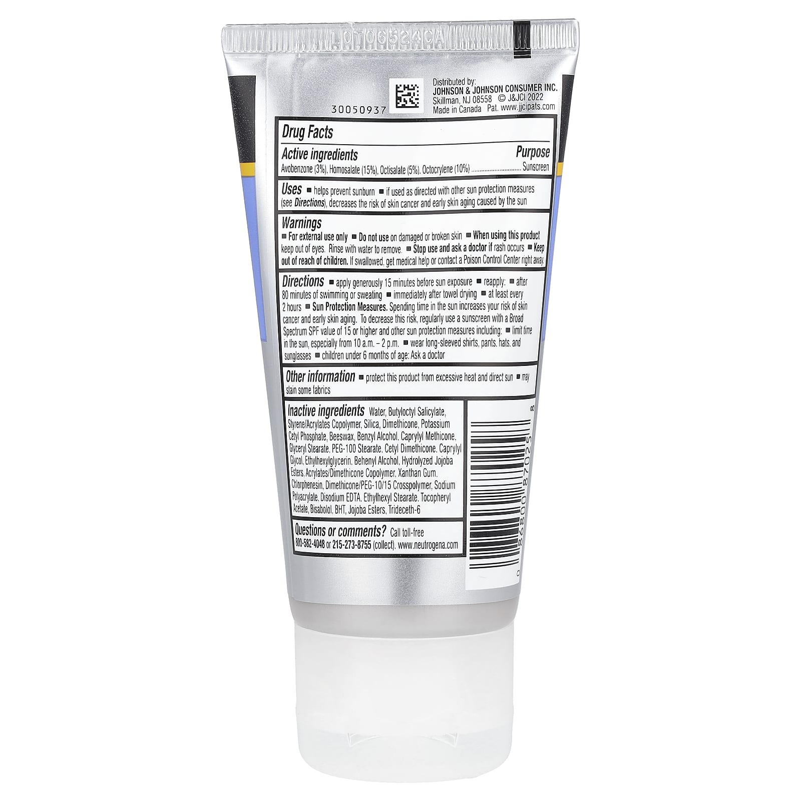 Neutrogena, Солнцезащитное средство для лица Sport Face без масла, SPF 70+, 73 мл (2,5 жидк. Унции)