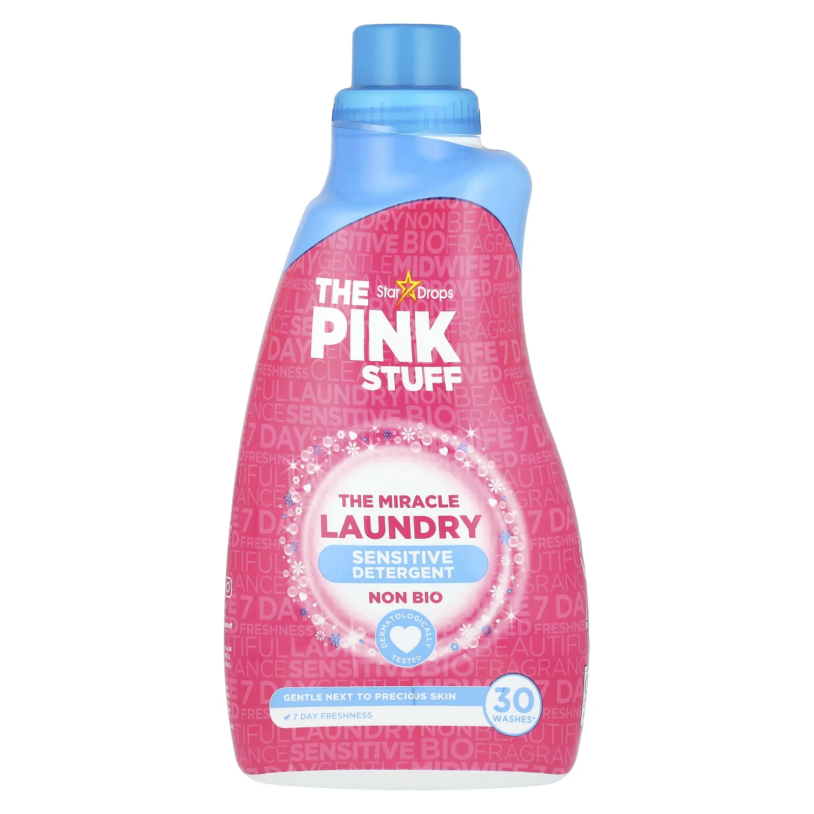 The Pink Stuff, The Miracle, средство для стирки, для чувствительной кожи, без биоактивных веществ, 960 мл (32,5 жидк. унции)