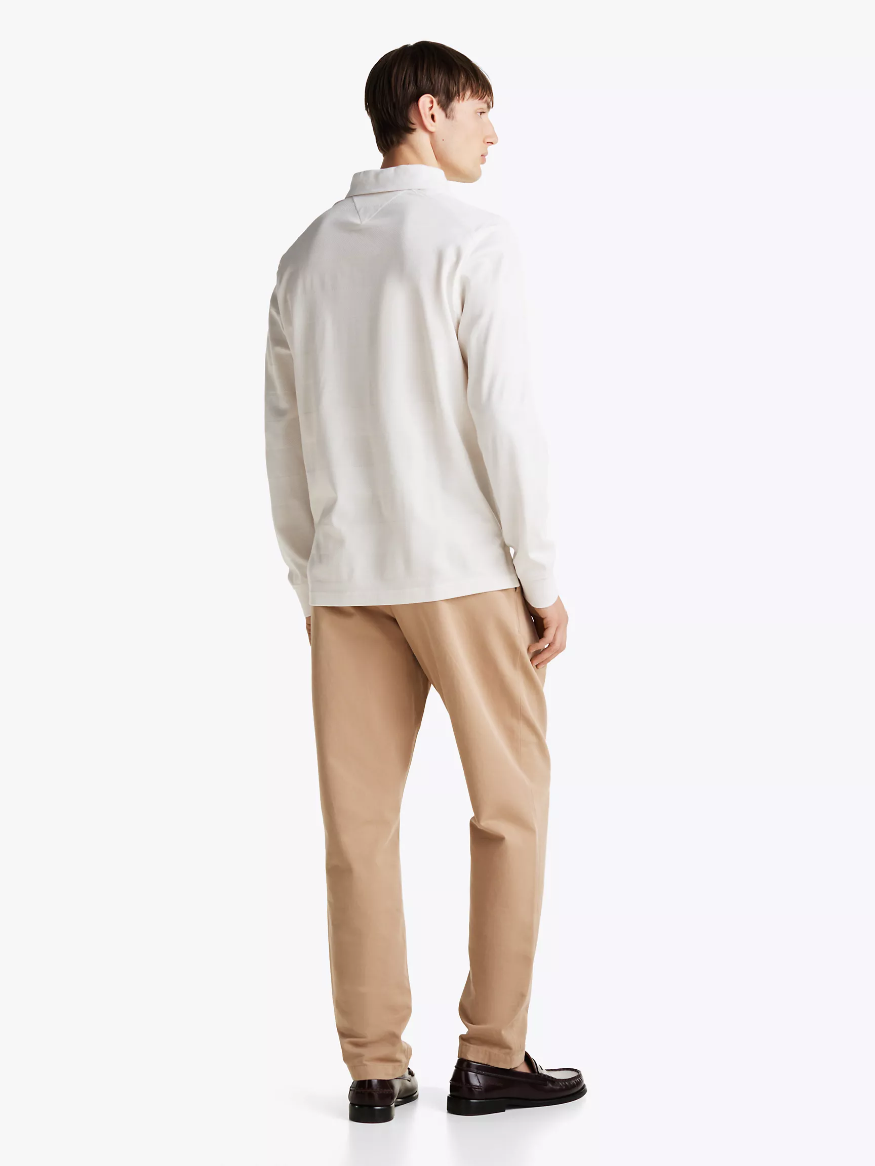 Мужское поло Tommy Hilfiger, Поло с длинными рукавами стандартного кроя