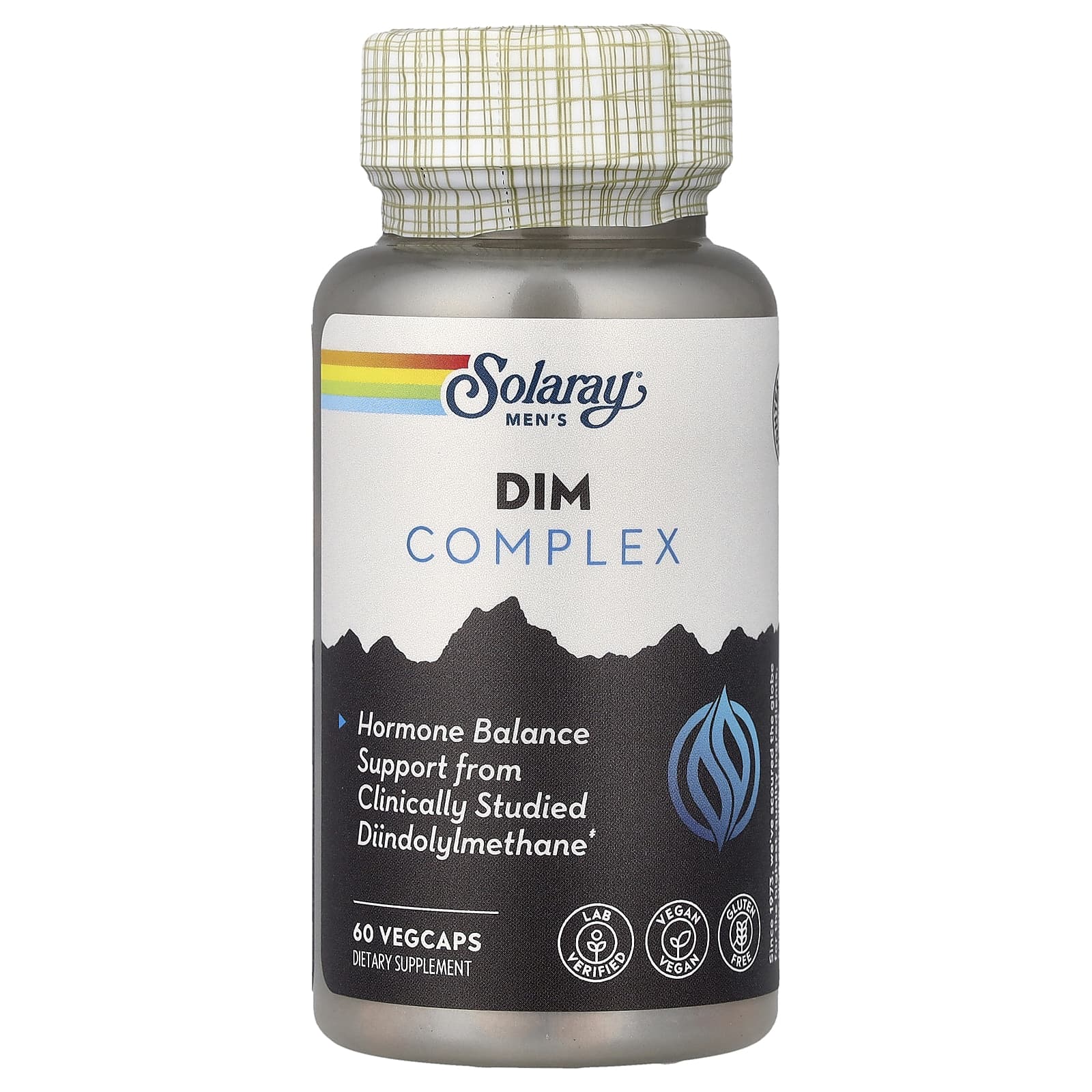 Solaray, комплекс ДИМ для мужчин, 60 растительных капсул