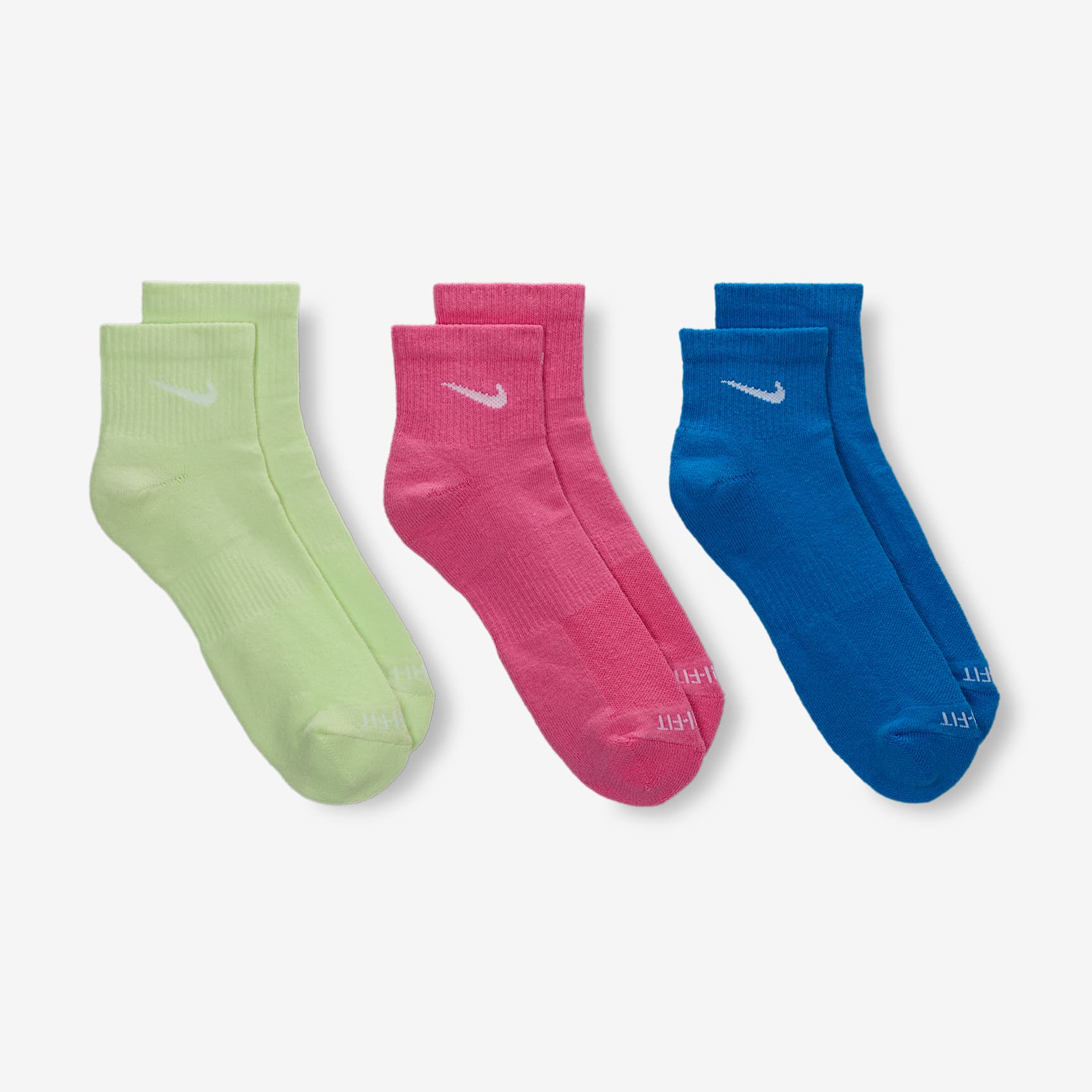 Nike Everyday Plus Cushioned Training Ankle Socks (3 Pairs)