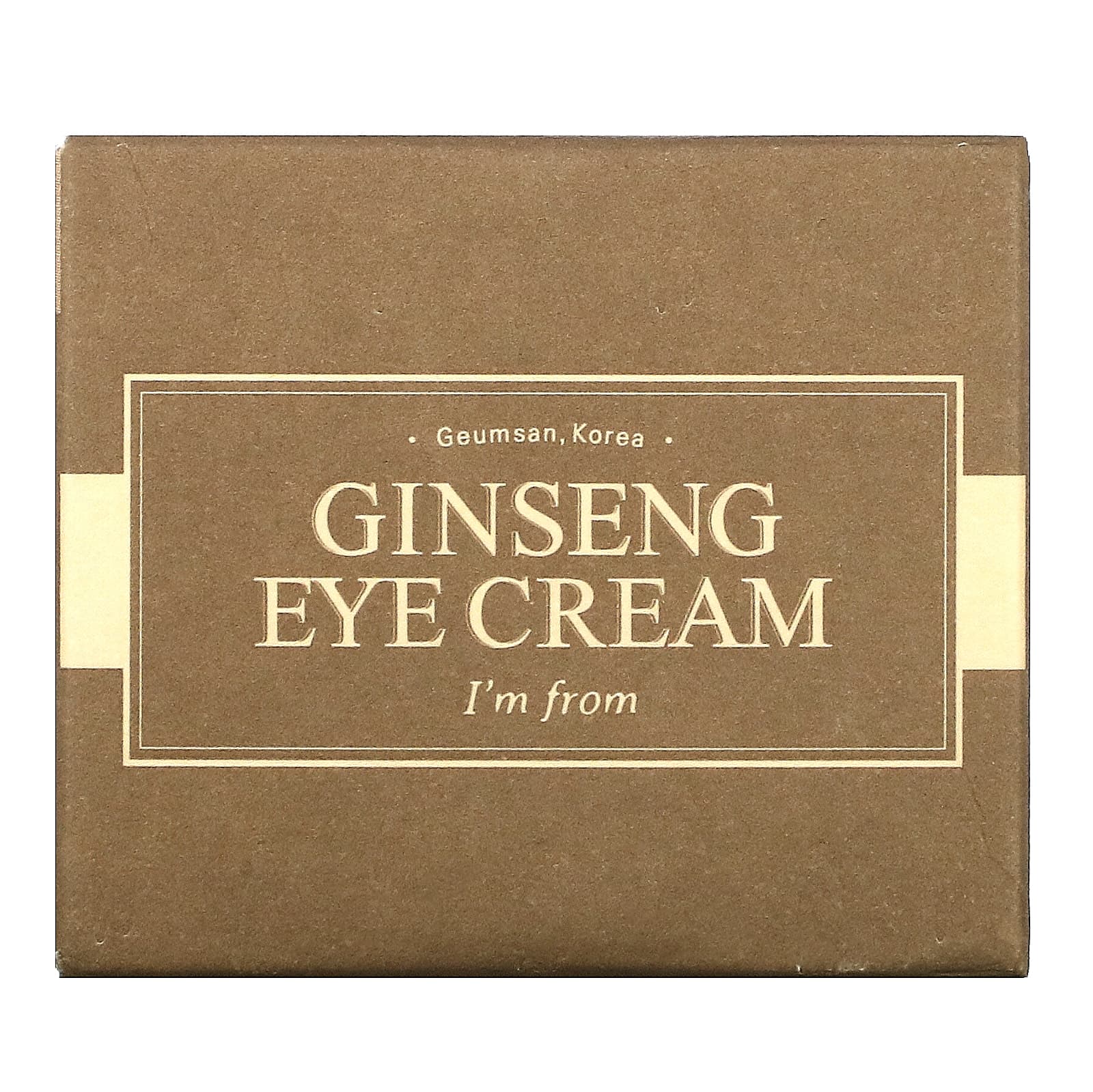 I'm From, Крем для кожи вокруг глаз с женьшенем, 30 г (1,05)