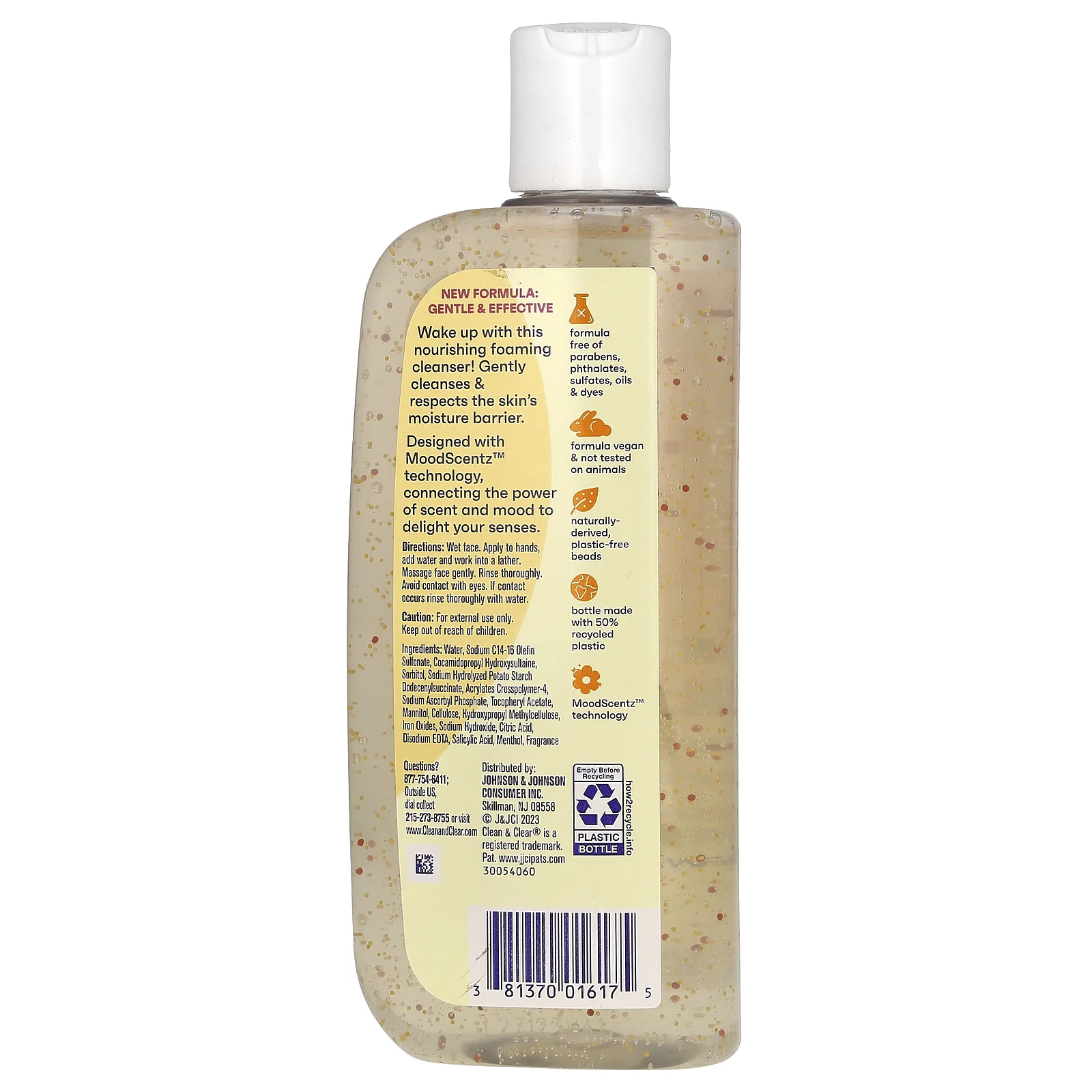 Clean & Clear, Очищающее средство для лица Morning Burst, 240 мл (8 жидк. Унций)