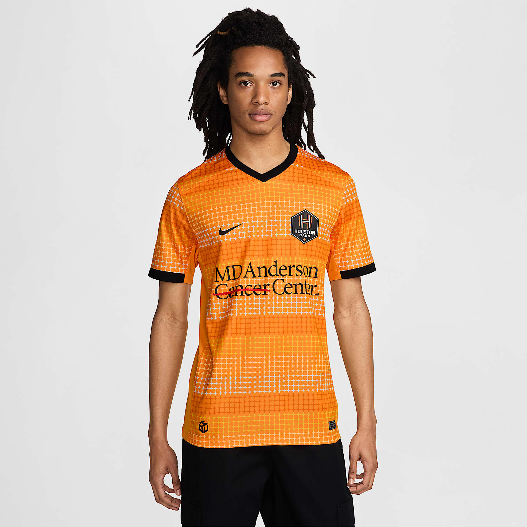 Houston Dash 2024 Stadium Primary Men's Nike Dri-FIT NWSL Replica Jersey