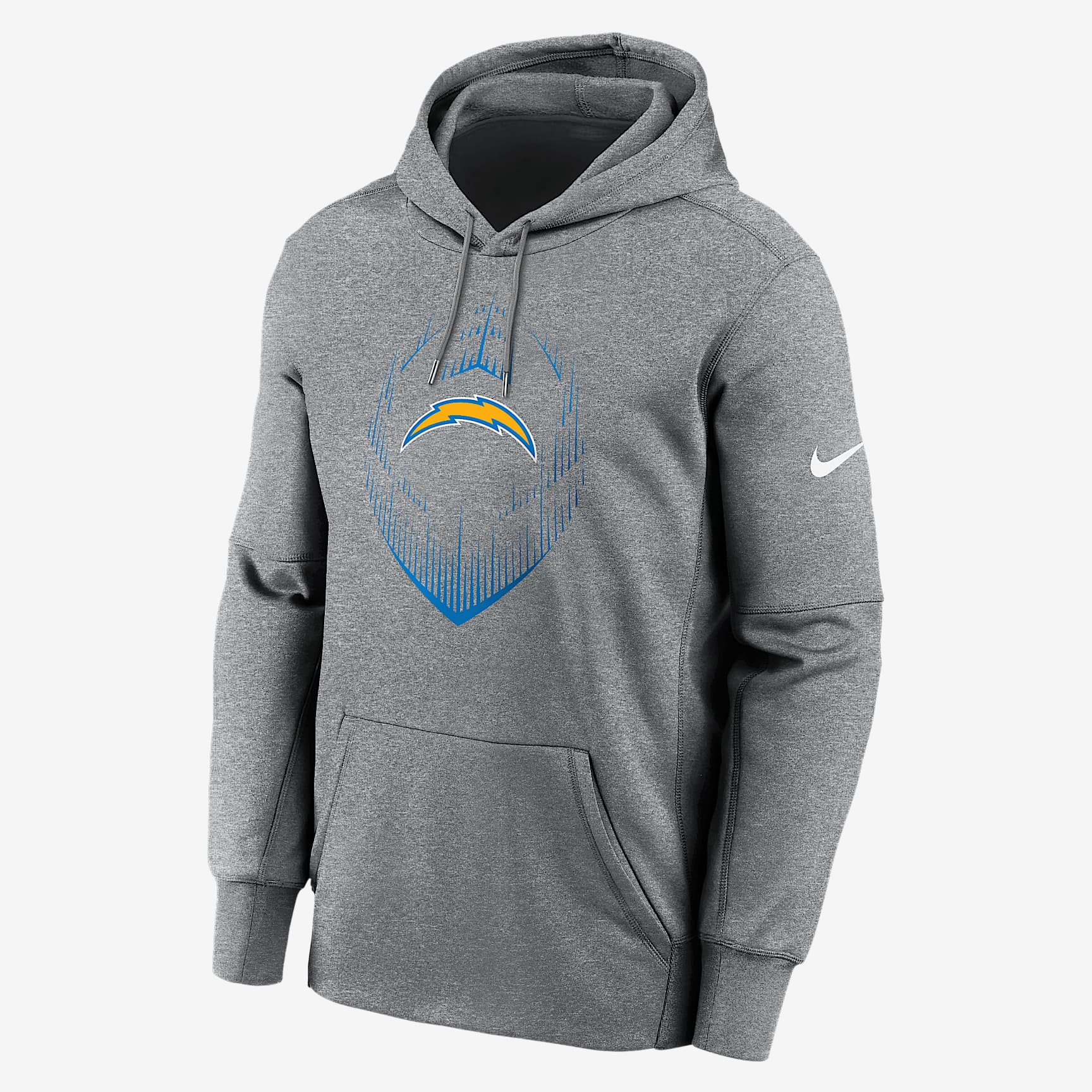 Los Angeles Chargers Icon Men’s Nike Therma NFL Pullover Hoodie