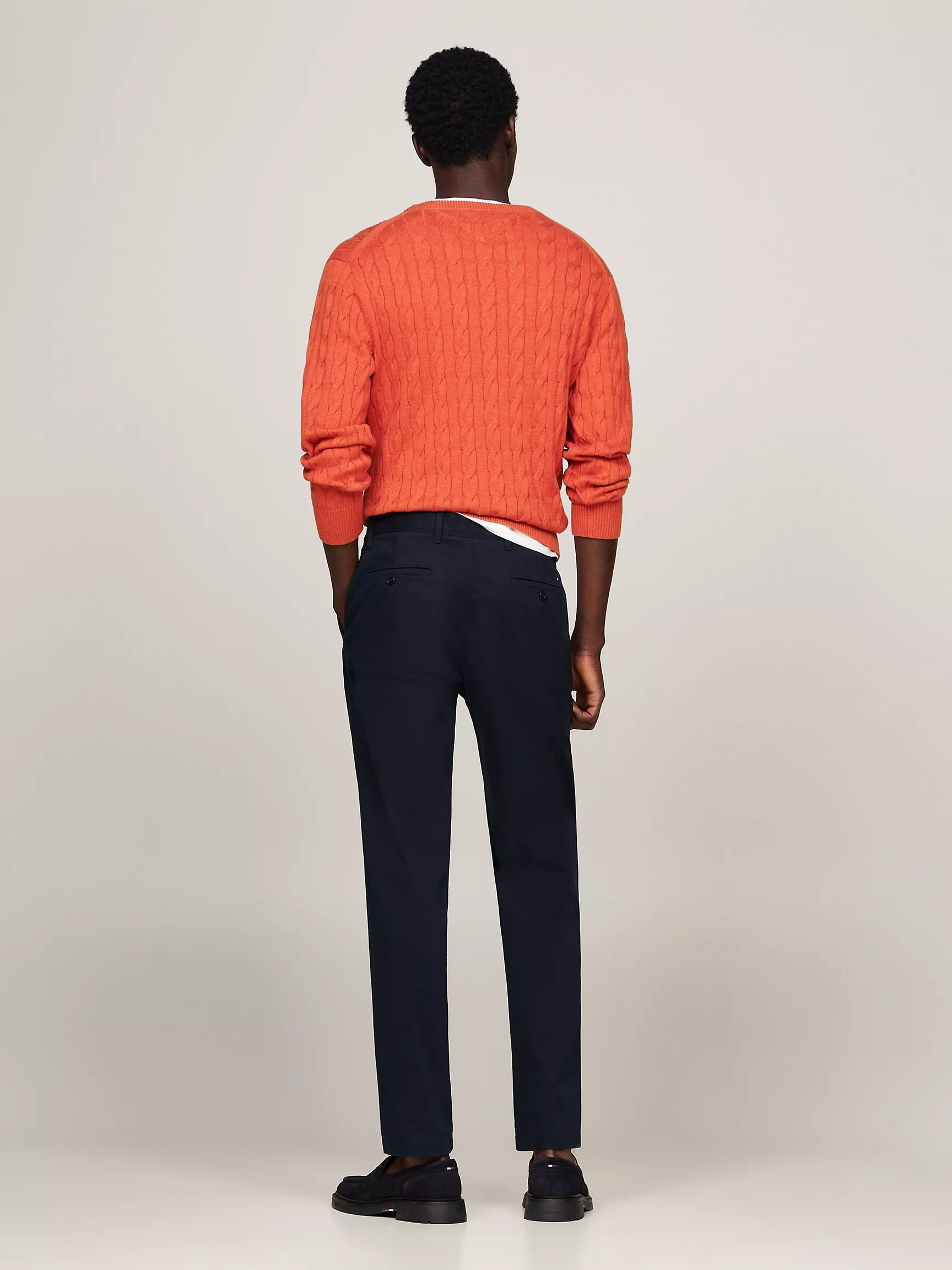 Мужские брюки Tommy Hilfiger, Свободные зауженные брюки чинос