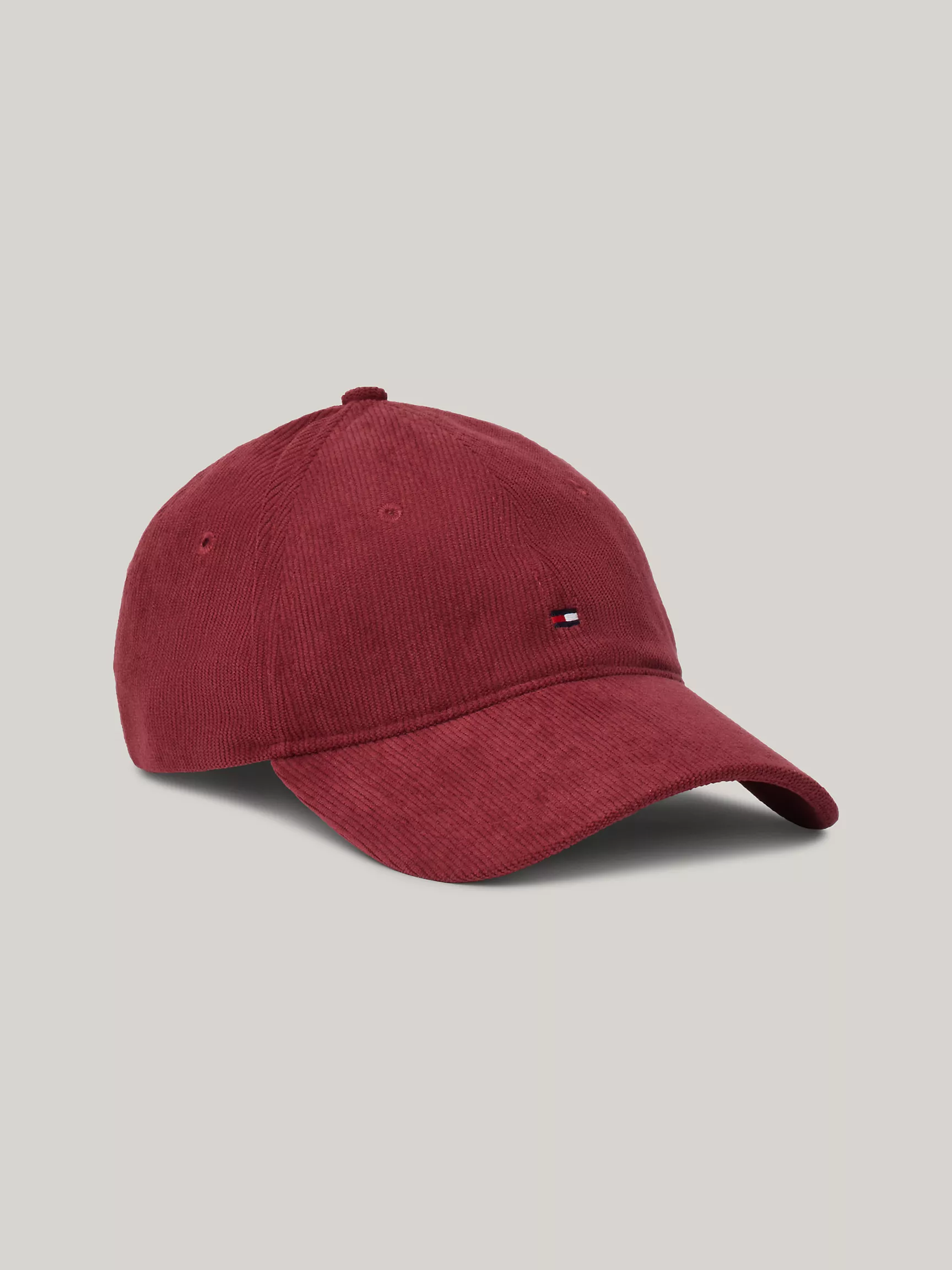 Мужская шляпа Tommy Hilfiger, Вельветовая кепка с вышитым флагом