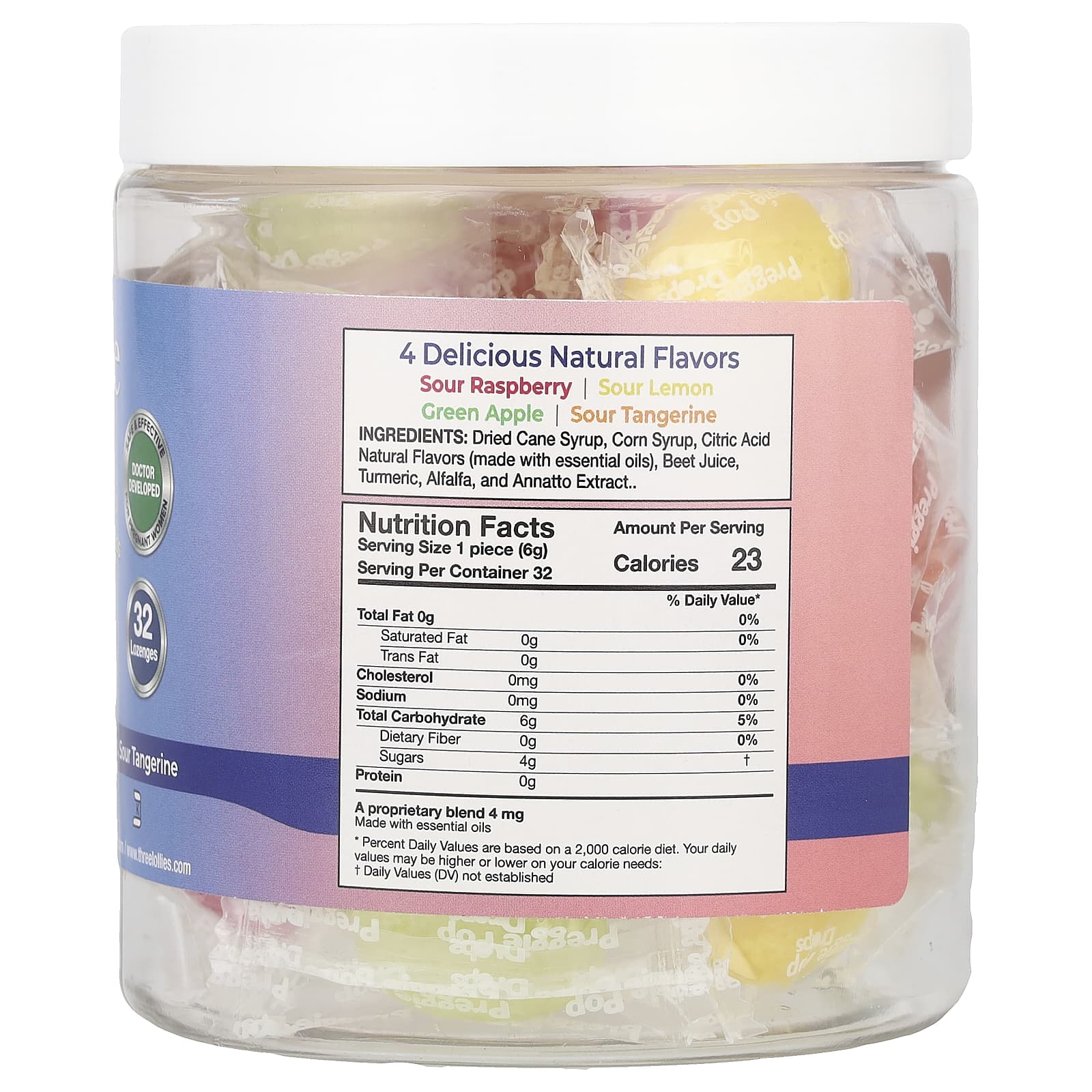 Preggie, Ассорти, 32 пастилки