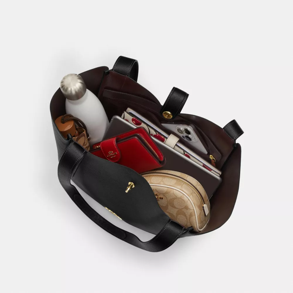 Сумка COACH Hadley Turnlock Tote Bag