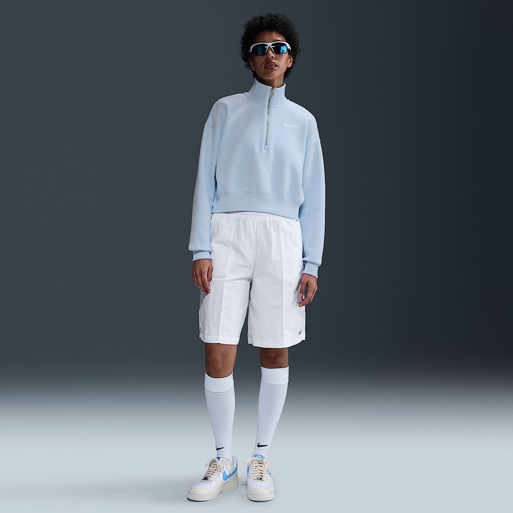 Nike Sportswear Phoenix Fleece Women's 1/4-Zip Cropped Sweatshirt