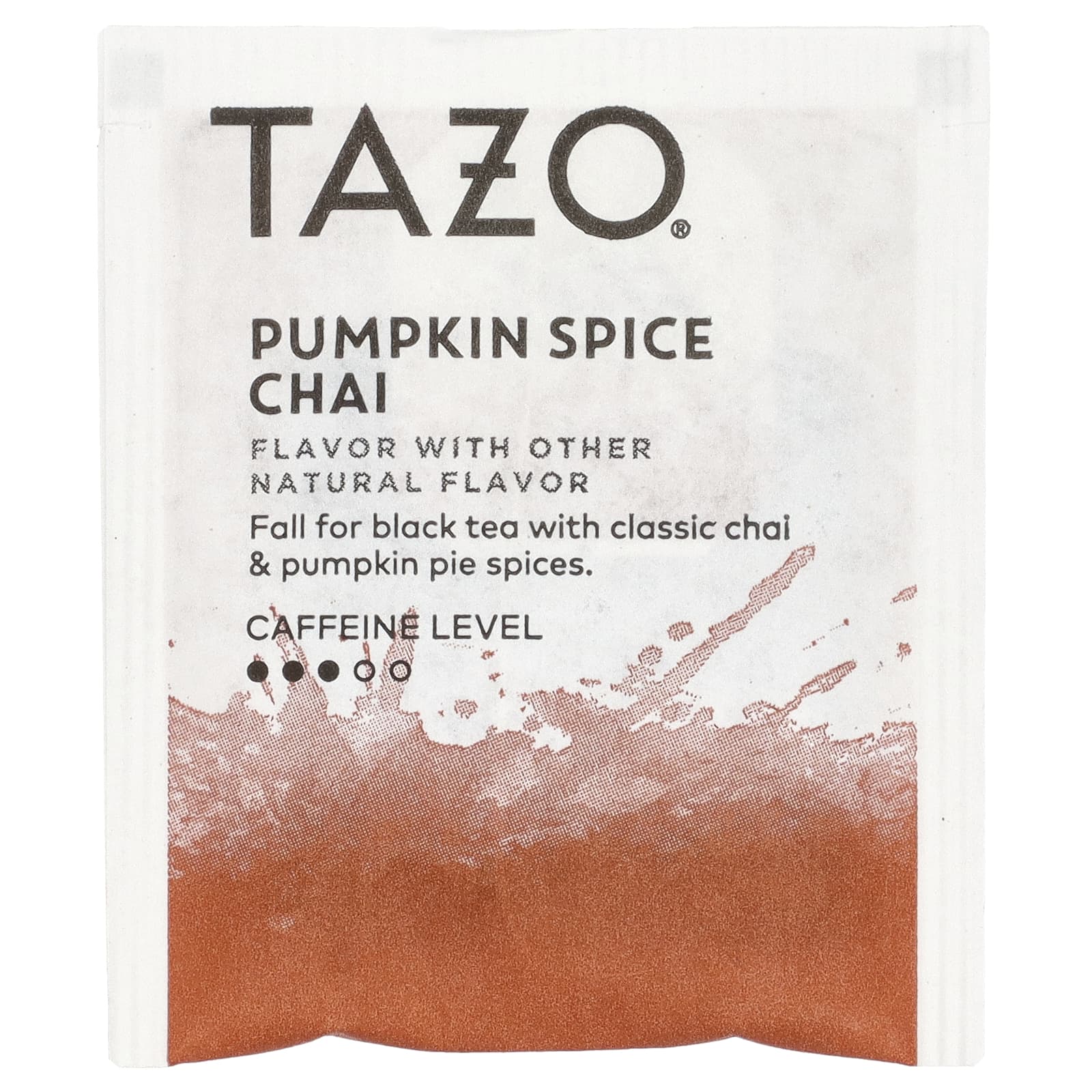 Tazo Teas, Black Tea, чай с тыквенными специями, 20 чайных пакетиков, 50 г (1,76 унции)