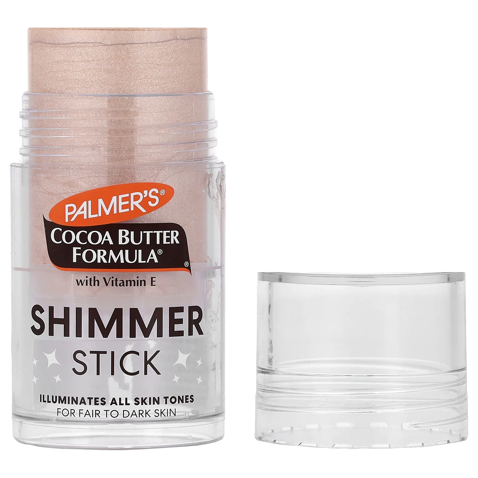 Palmer's, Cocoa Butter Formula® с витамином E, мерцающий стик, для светлой и смуглой кожи, 1 унция