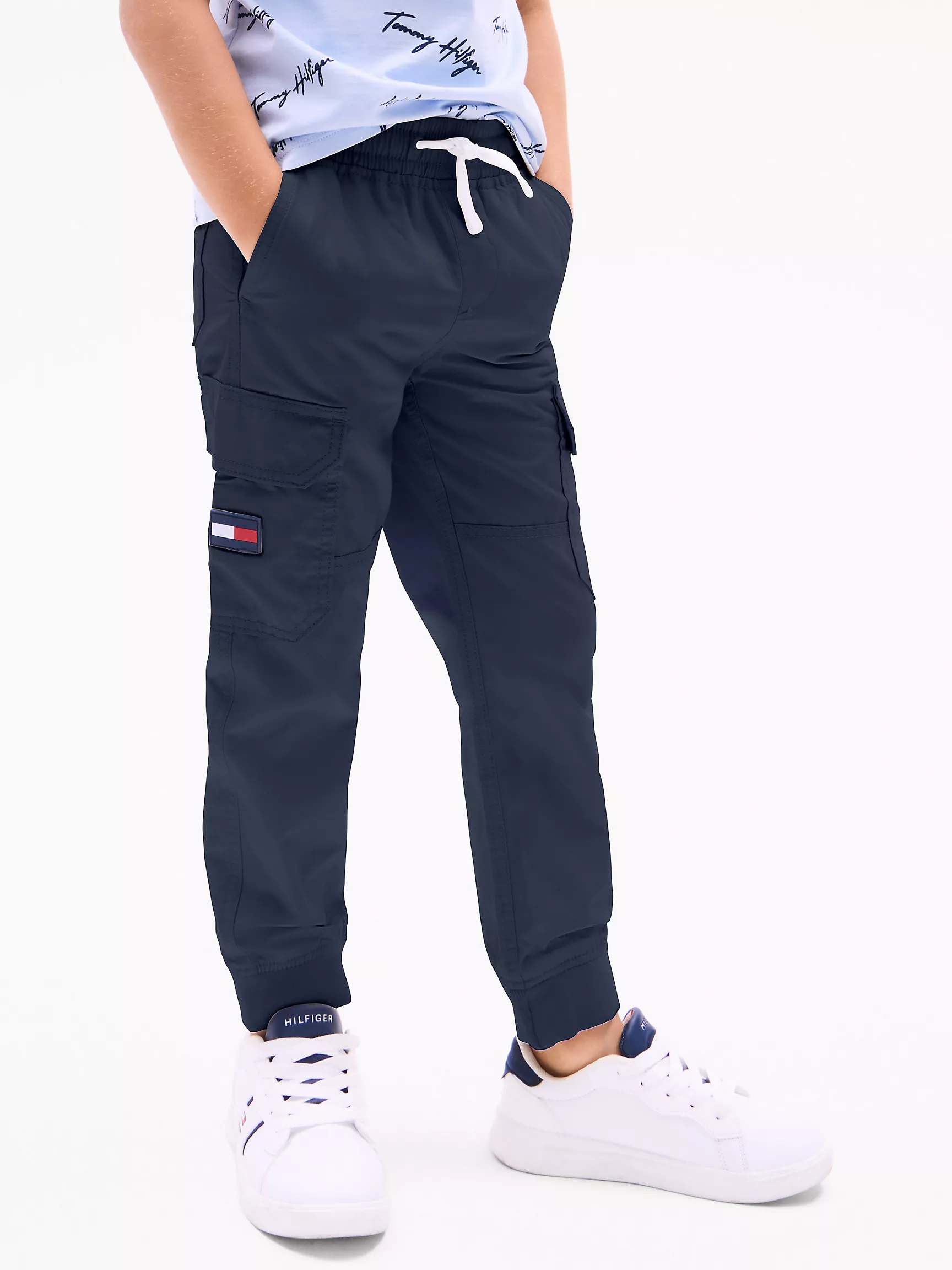 Брюки для мальчика Tommy Hilfiger, Детские эластичные джоггеры-карго