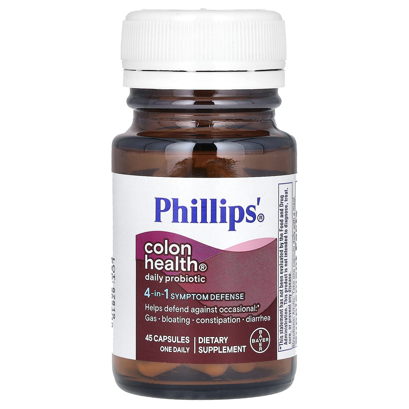 Phillip's, Ежедневный пробиотик для здоровья кишечника, 45 капсул