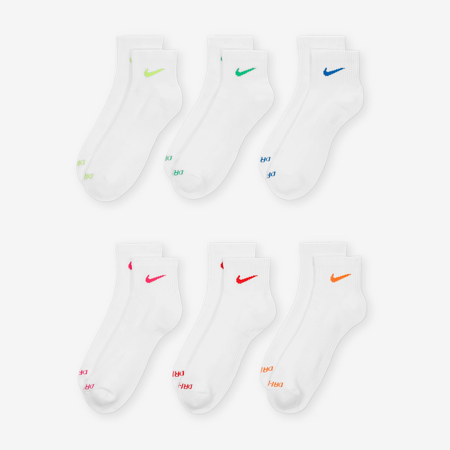 Nike Everyday Plus Cushioned Training Ankle Socks (6 Pairs)