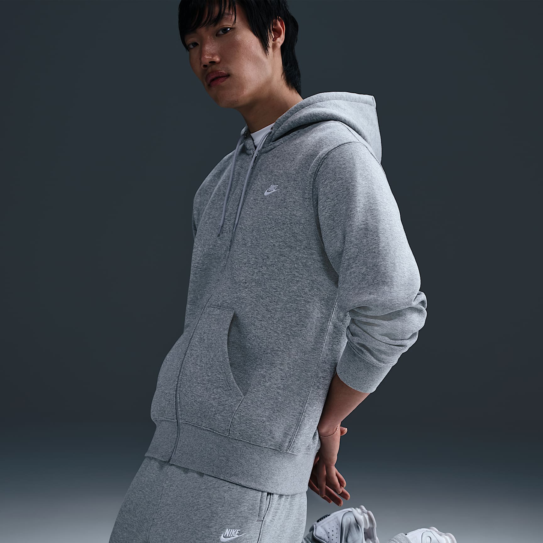 Nike Club Men's Full-Zip Fleece Hoodie