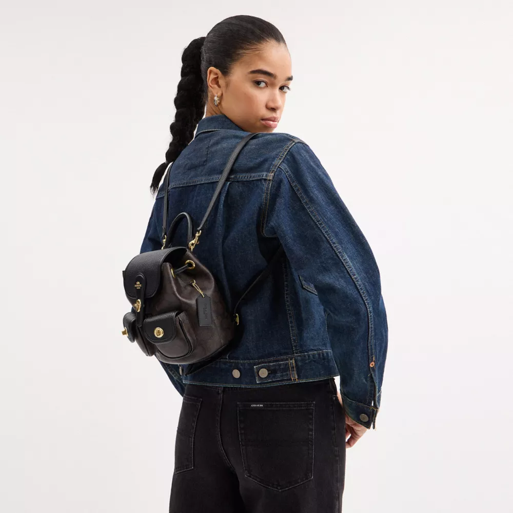 Рюкзак COACH Hadley Backpack In Signature Canvas