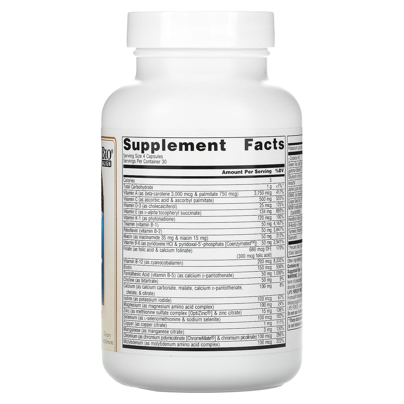 Source Naturals, Мультивитамины Life Force, без железа, 120 капсул