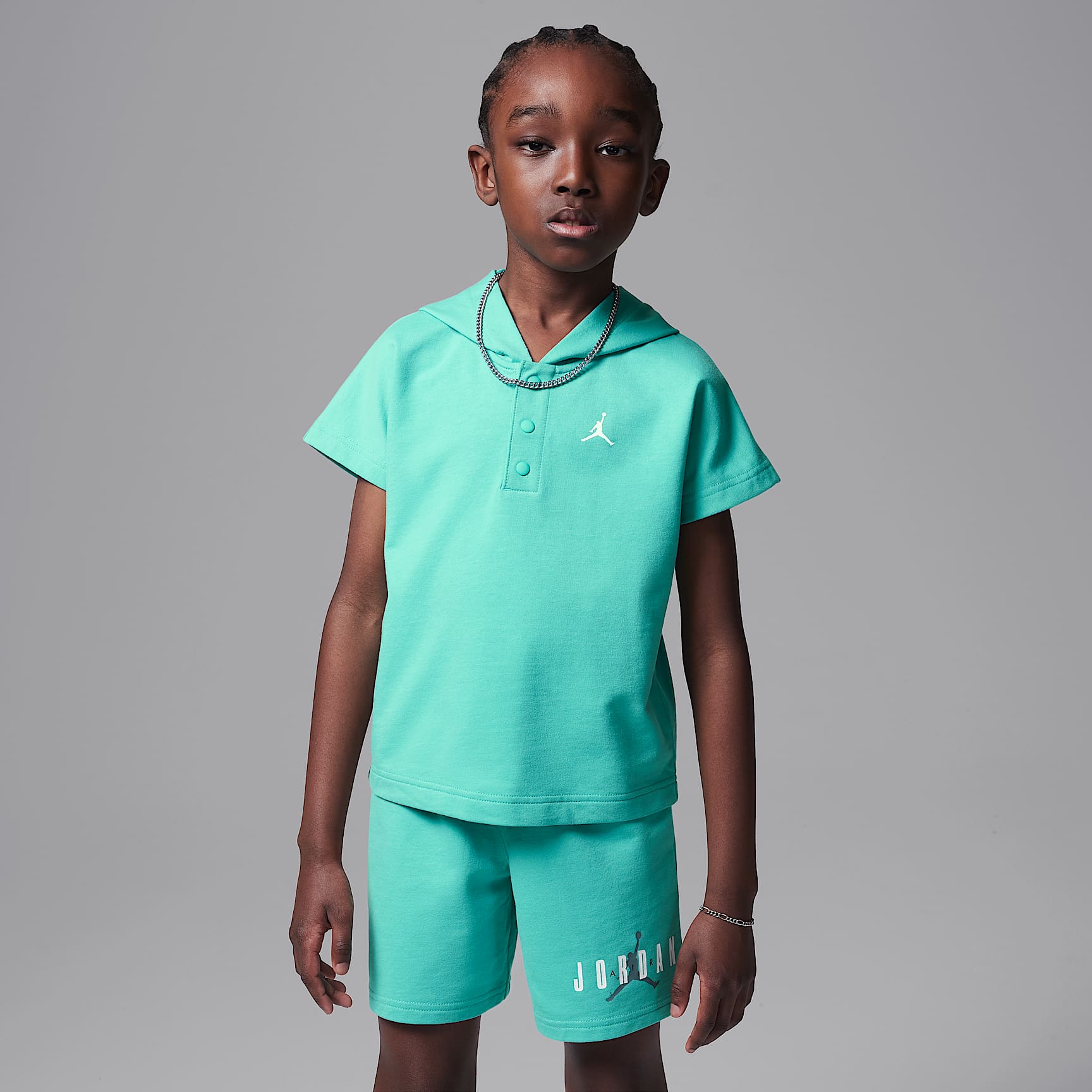 Jordan Little Kids' 2-Piece French Terry Henley Hoodie Set