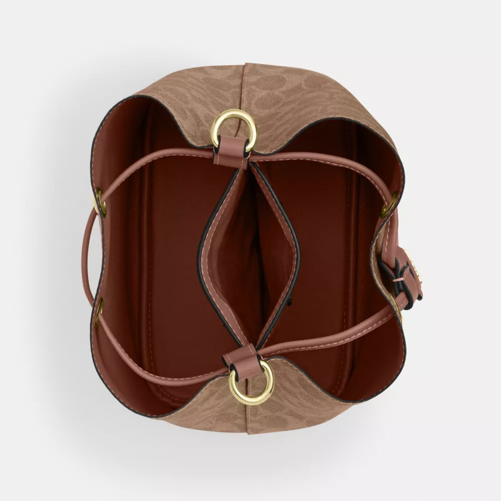 Сумка COACH Rowan Bucket Bag In Signature Canvas