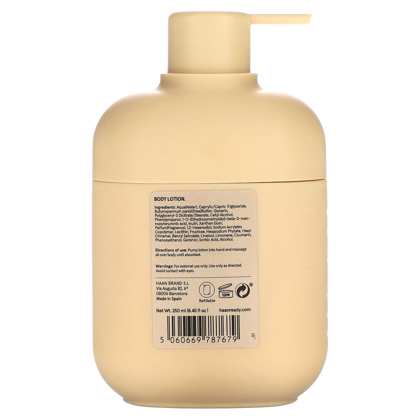 Haan, лосьон для тела, дикая орхидея, 250 мл (8,45 жидк. унции)