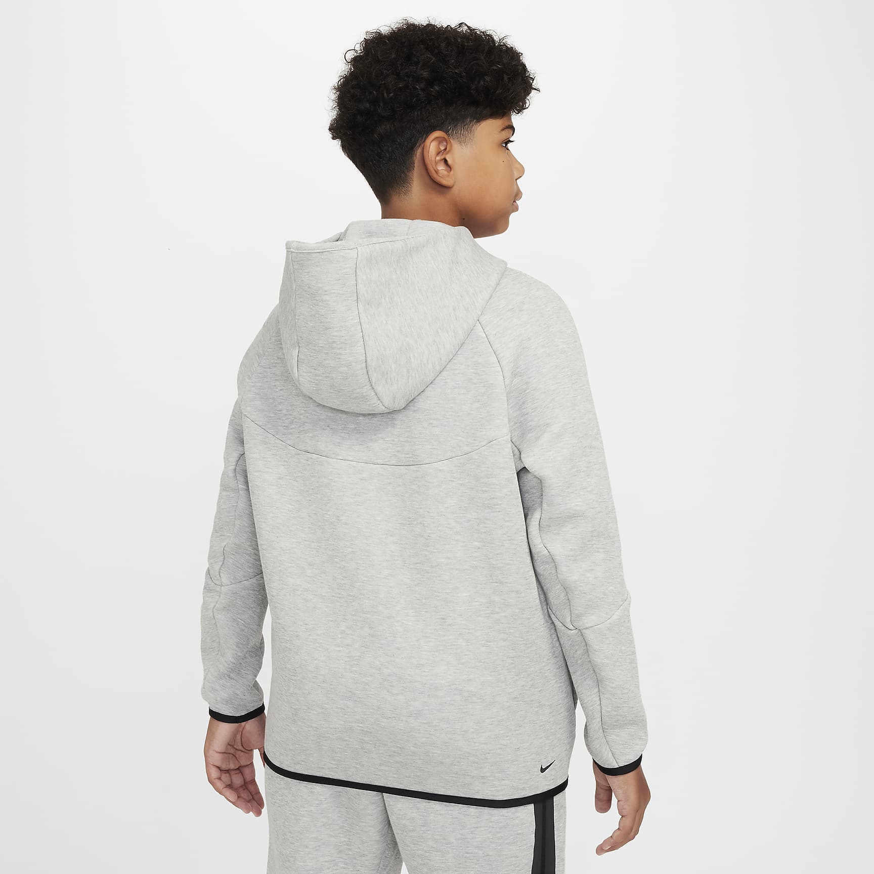 Nike Sportswear Tech Fleece Big Kids' Full-Zip Hoodie (Extended Size)