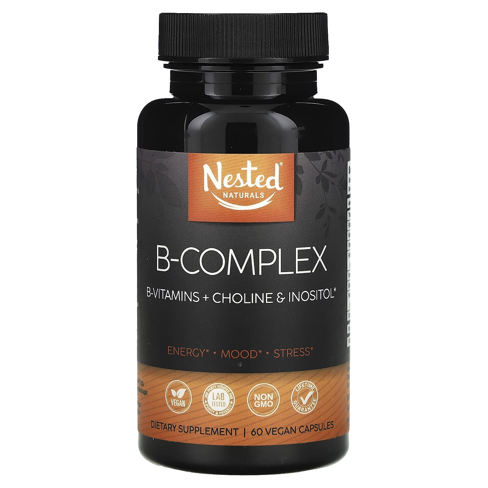 Nested Naturals, B-Complex, 60 веганских капсул