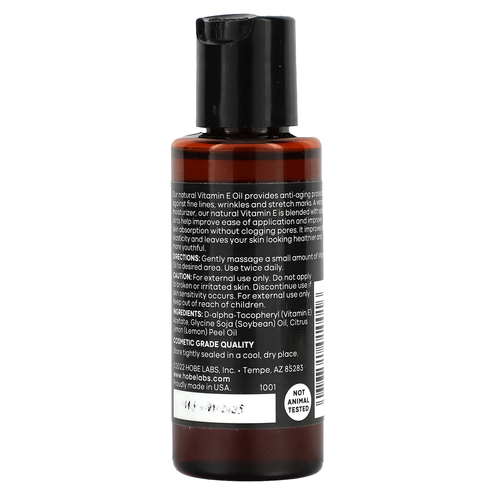 Hobe Labs, масло с витамином E, 59 мл (2 жидк. унции)