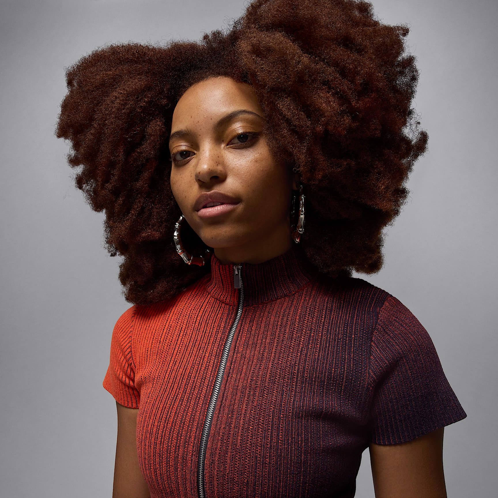 Air Jordan Women's Full-Zip Knit Top