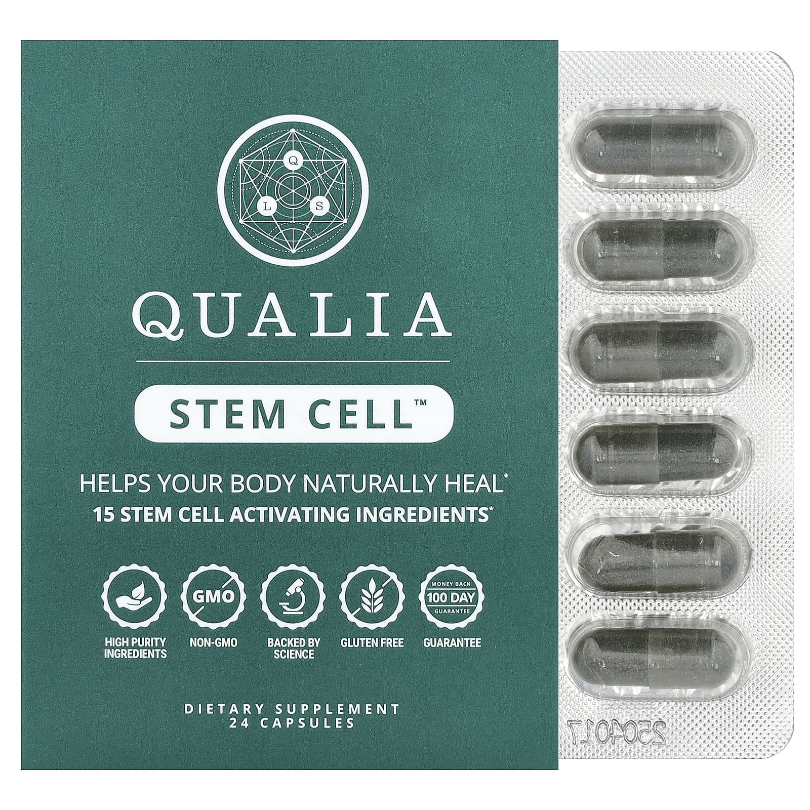 Qualia, Stem Cell™, 24 капсулы